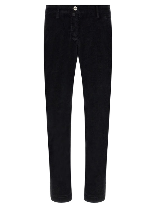 Jacob Cohen Black Cotton Chino Pants