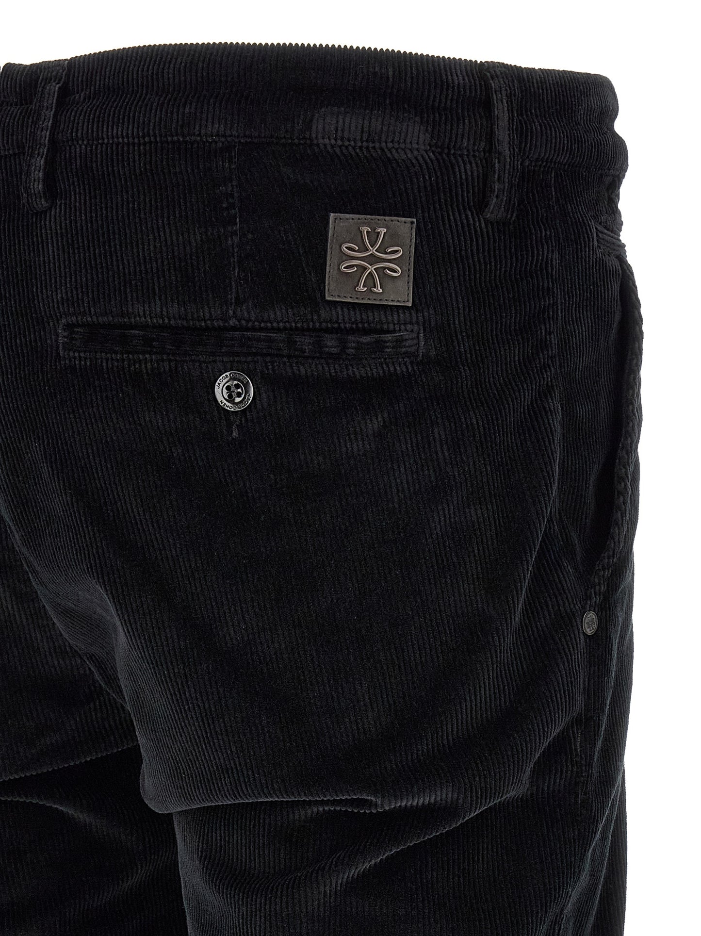 Jacob Cohen Black Cotton Chino Pants