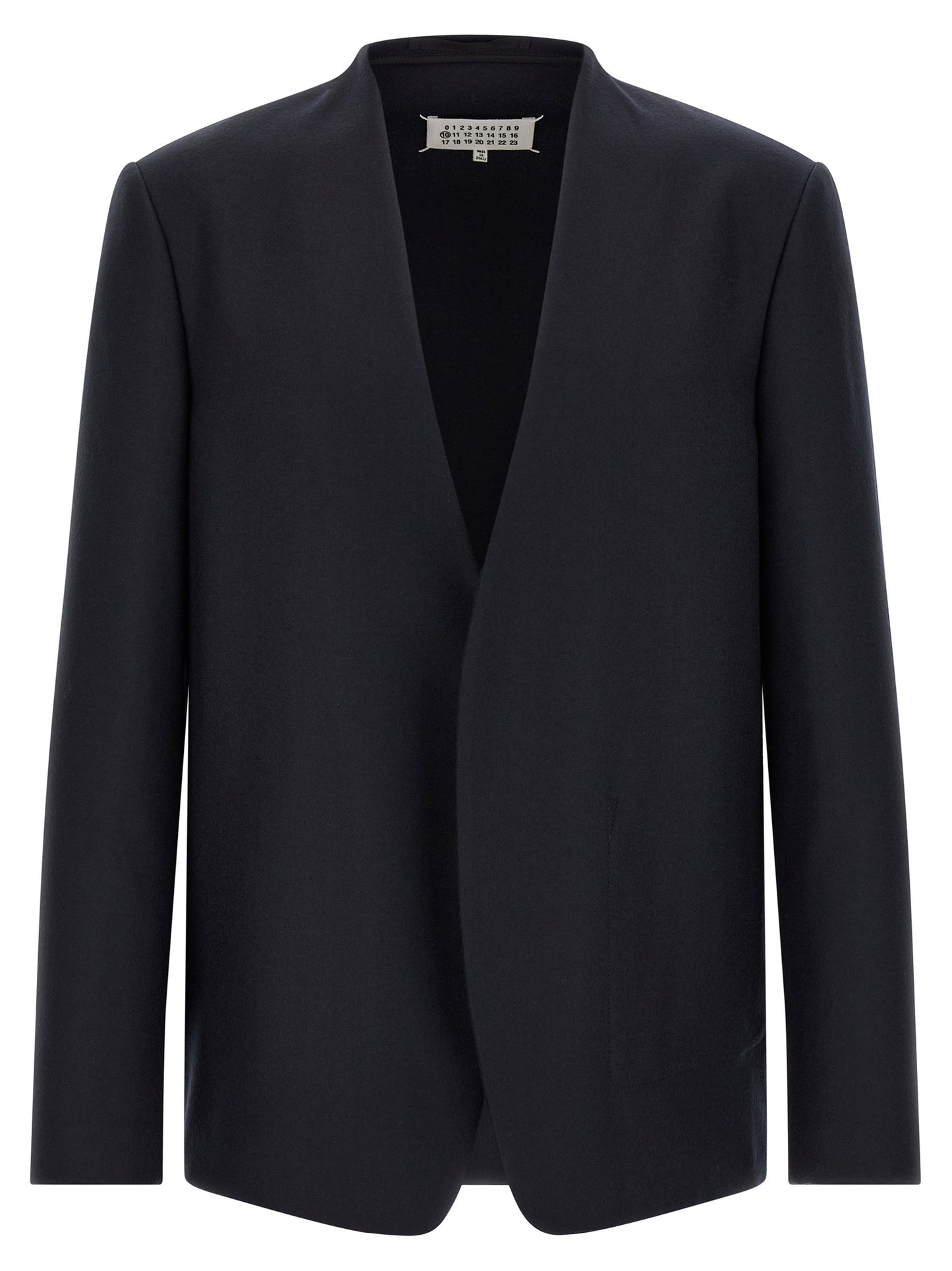 Maison Margiela Blue Virgin Wool Blazer