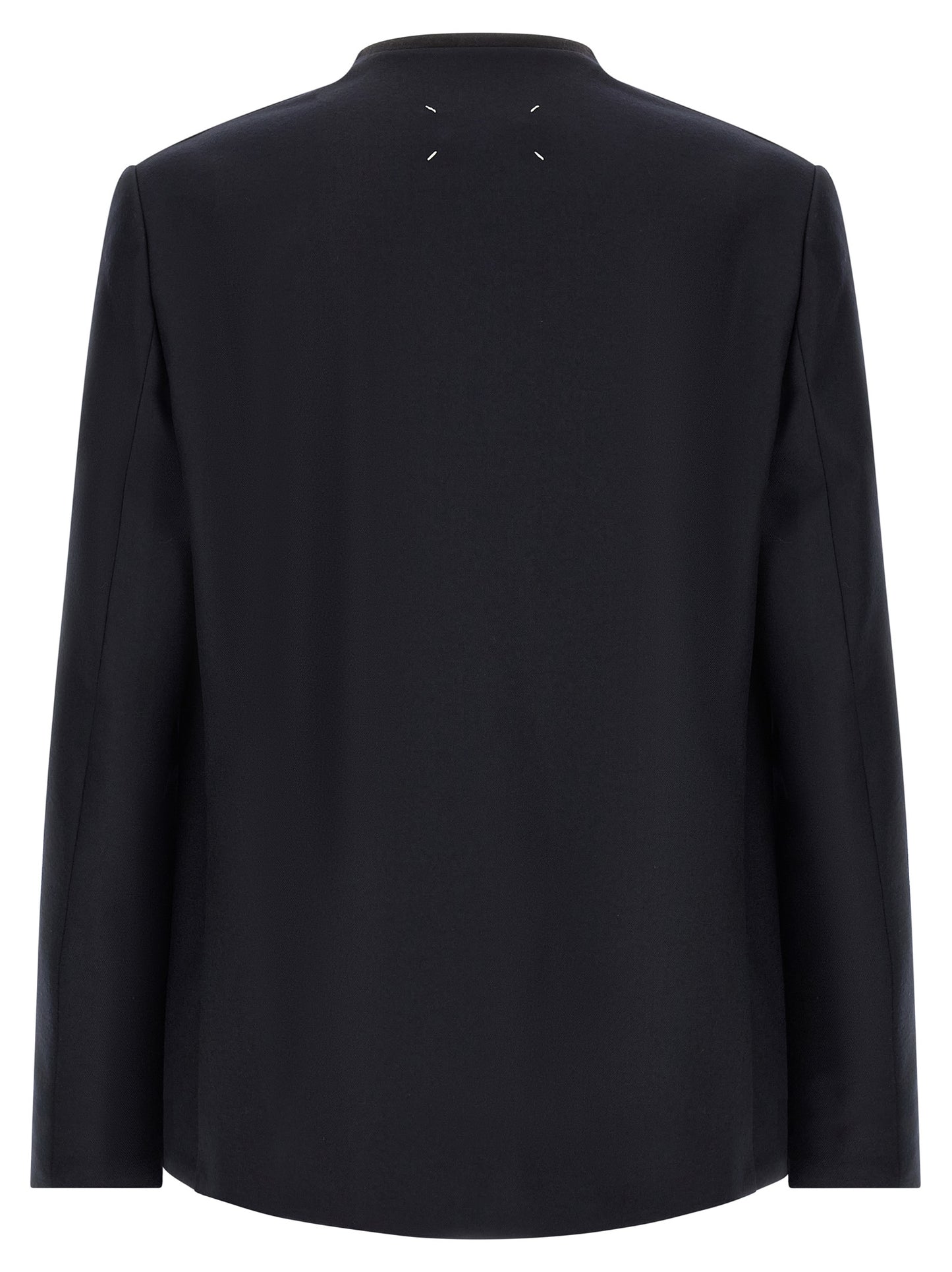 Maison Margiela Blue Virgin Wool Blazer