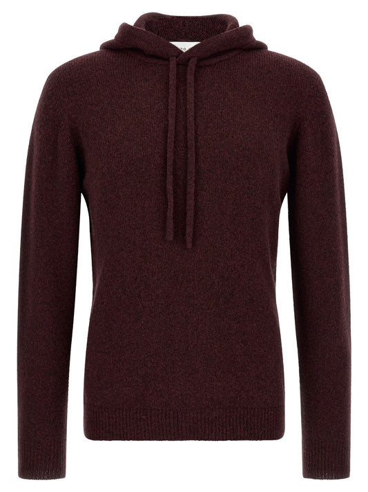 Roberto Collina Bordeaux Wool Cardigan
