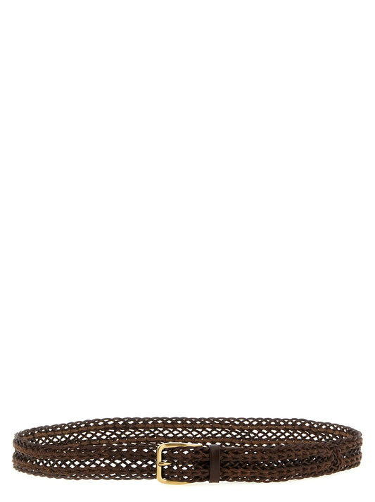 Brunello Cucinelli Brown Calfskin Belt