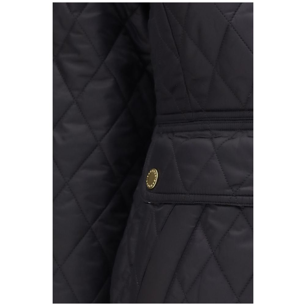Barbour Black Polyamide Full-Length Jacket