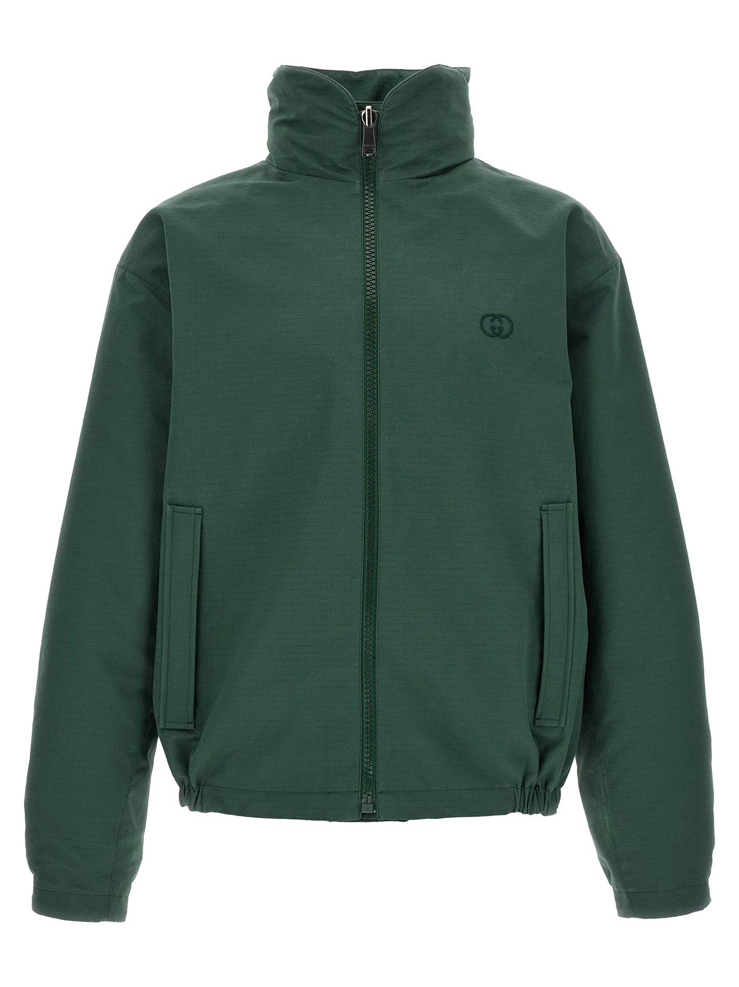 Gucci Bicolor Cotton Shell Jacket
