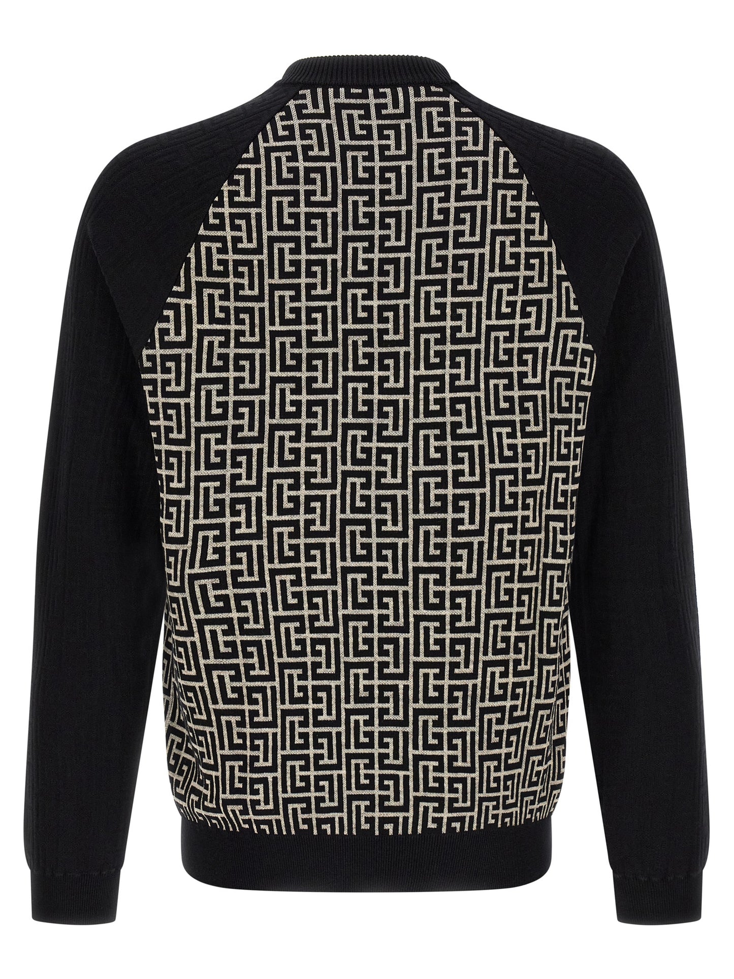 Balmain Bicolor Cotton Cardigan