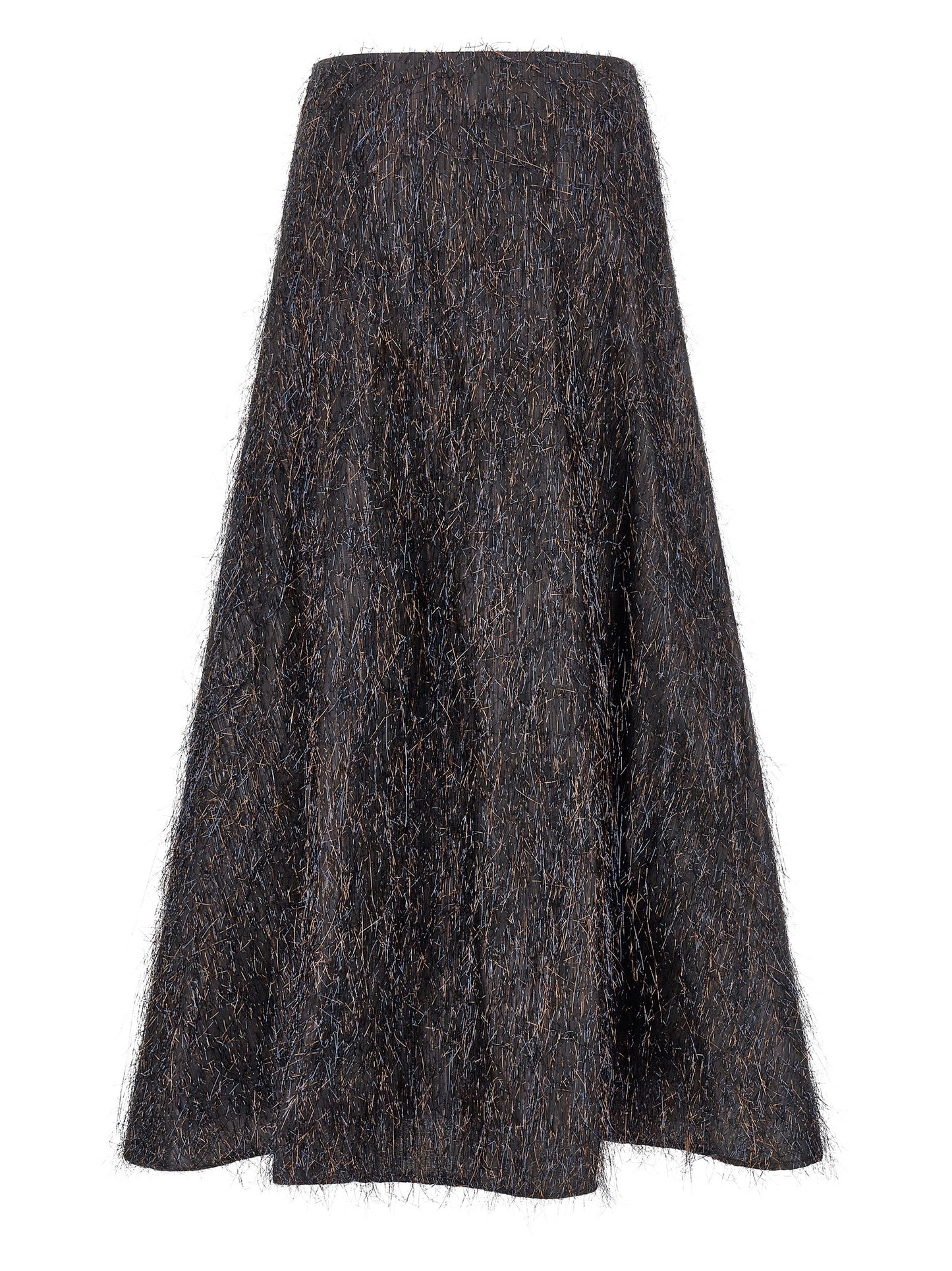 Peserico Blue Viscose Midi Skirt