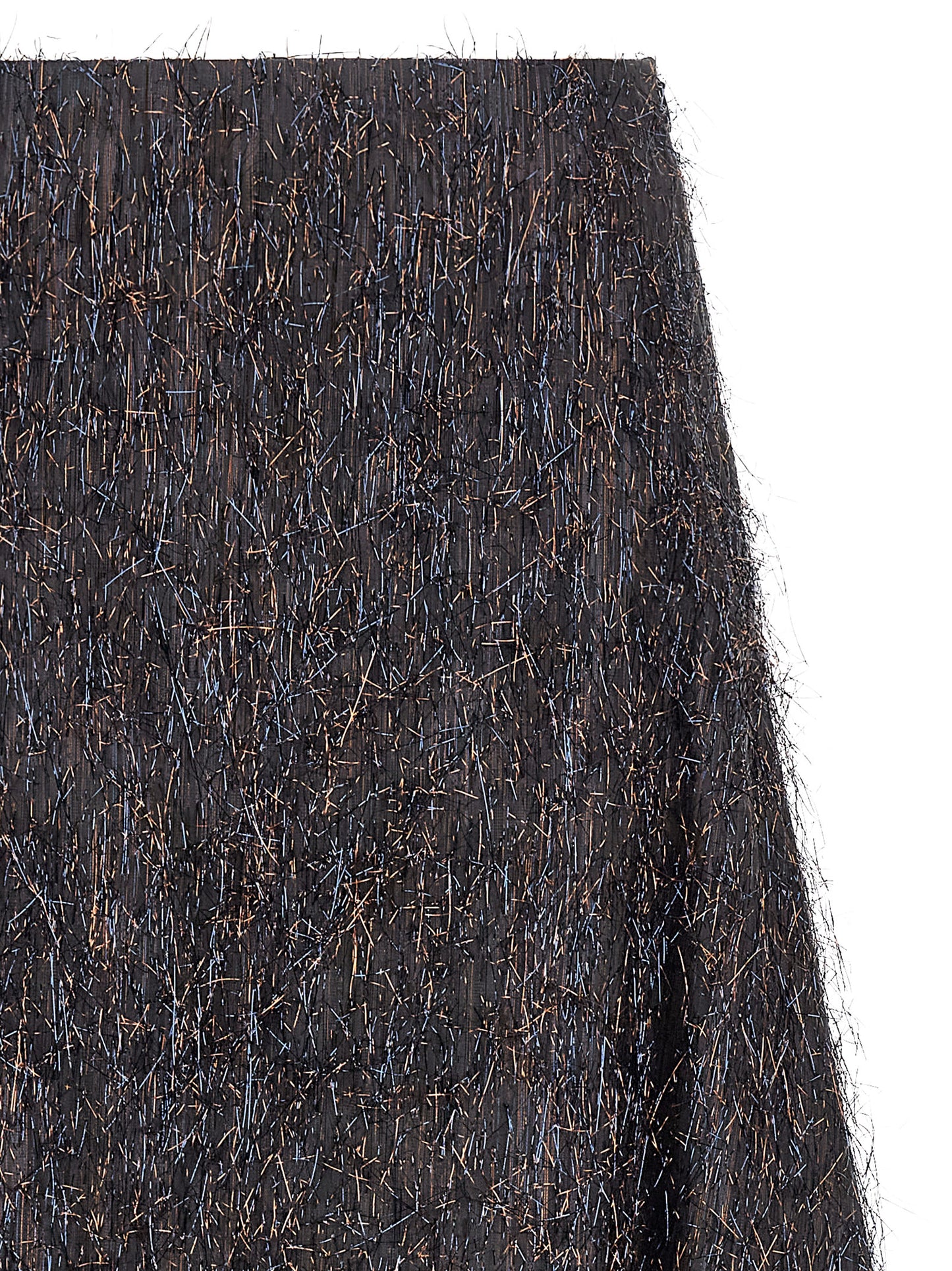 Peserico Blue Viscose Midi Skirt