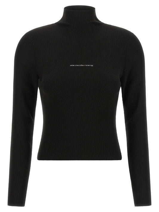 Alexander Wang Black Polyamide Cardigan