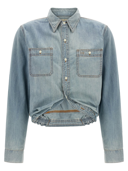 R13 Blue Cotton Blouse