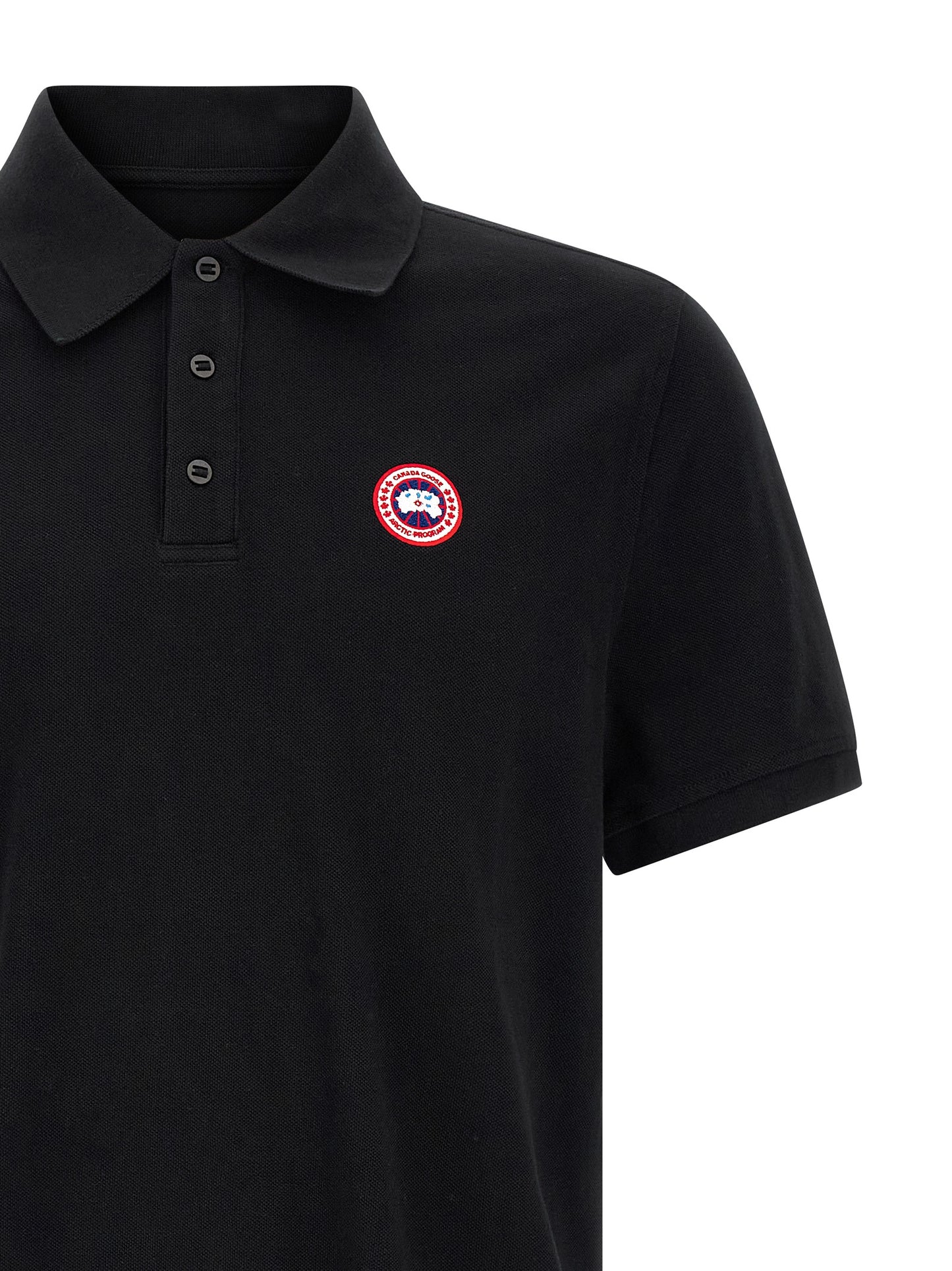 Canada Goose Black Cotton Polo Shirt