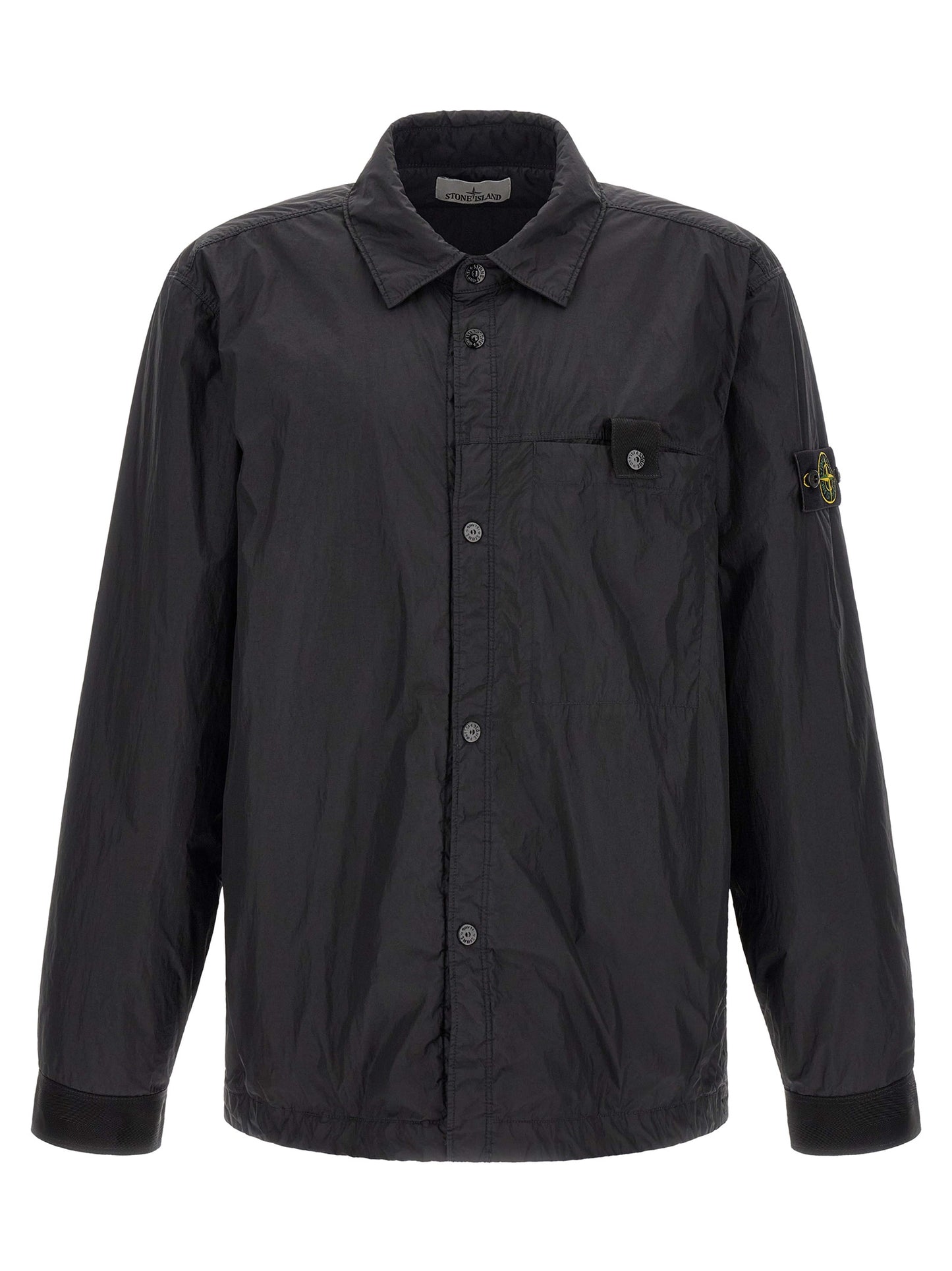 Stone Island Black Polyamide Shell Jacket