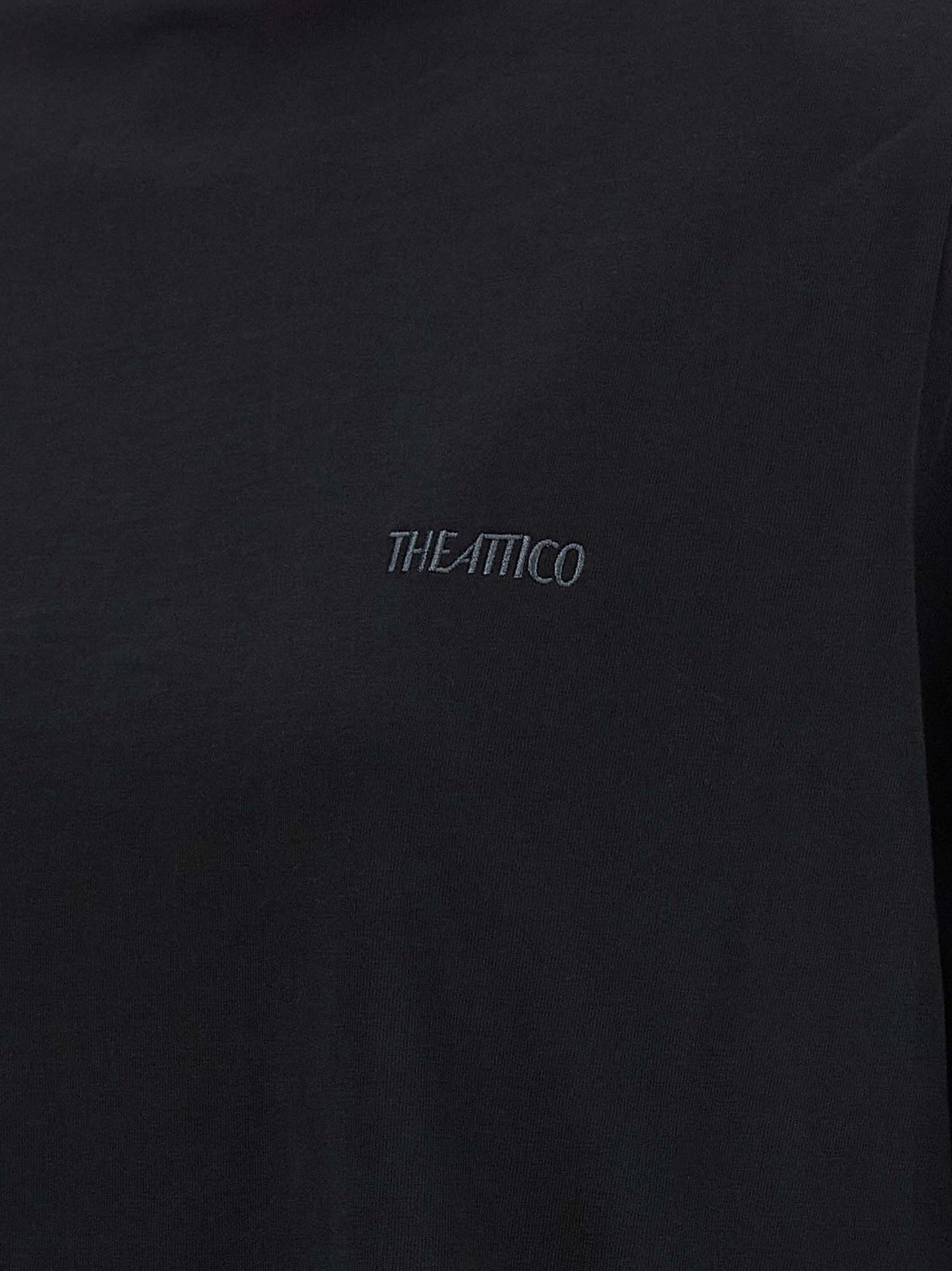 The Attico Black Cotton T-Shirt