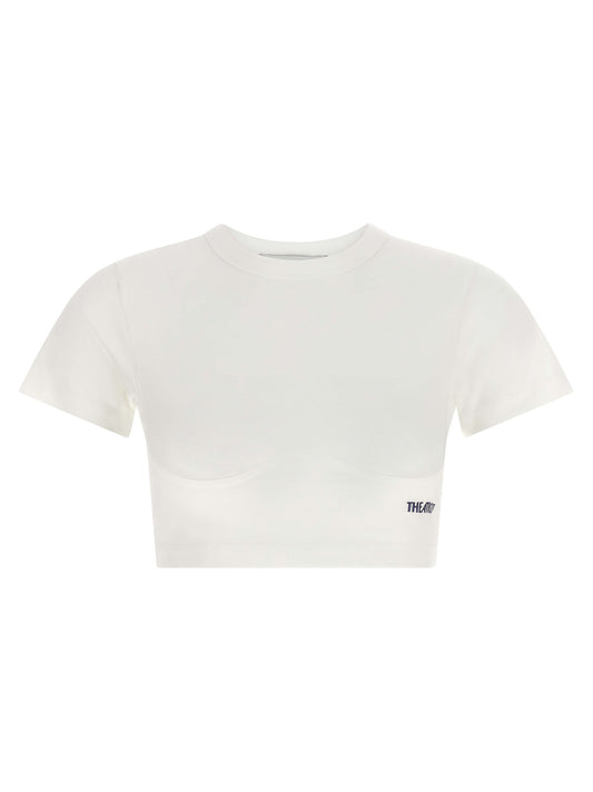 The Attico White Cotton T-Shirt