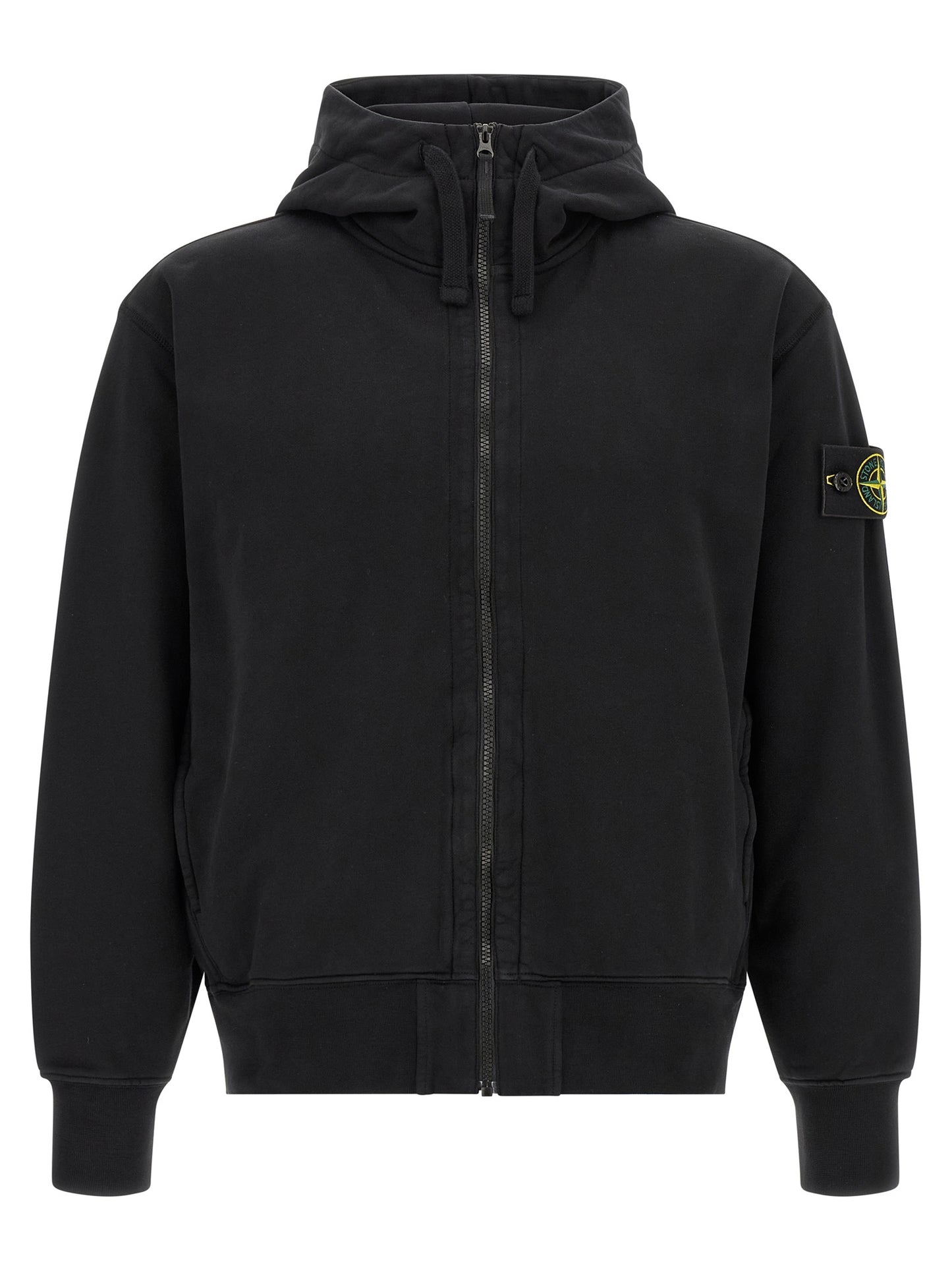 Stone Island Black Cotton Sweatshirt