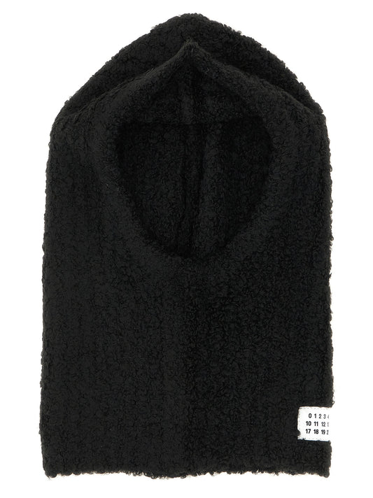 MM6 Maison Margiela Black Marabou Hat