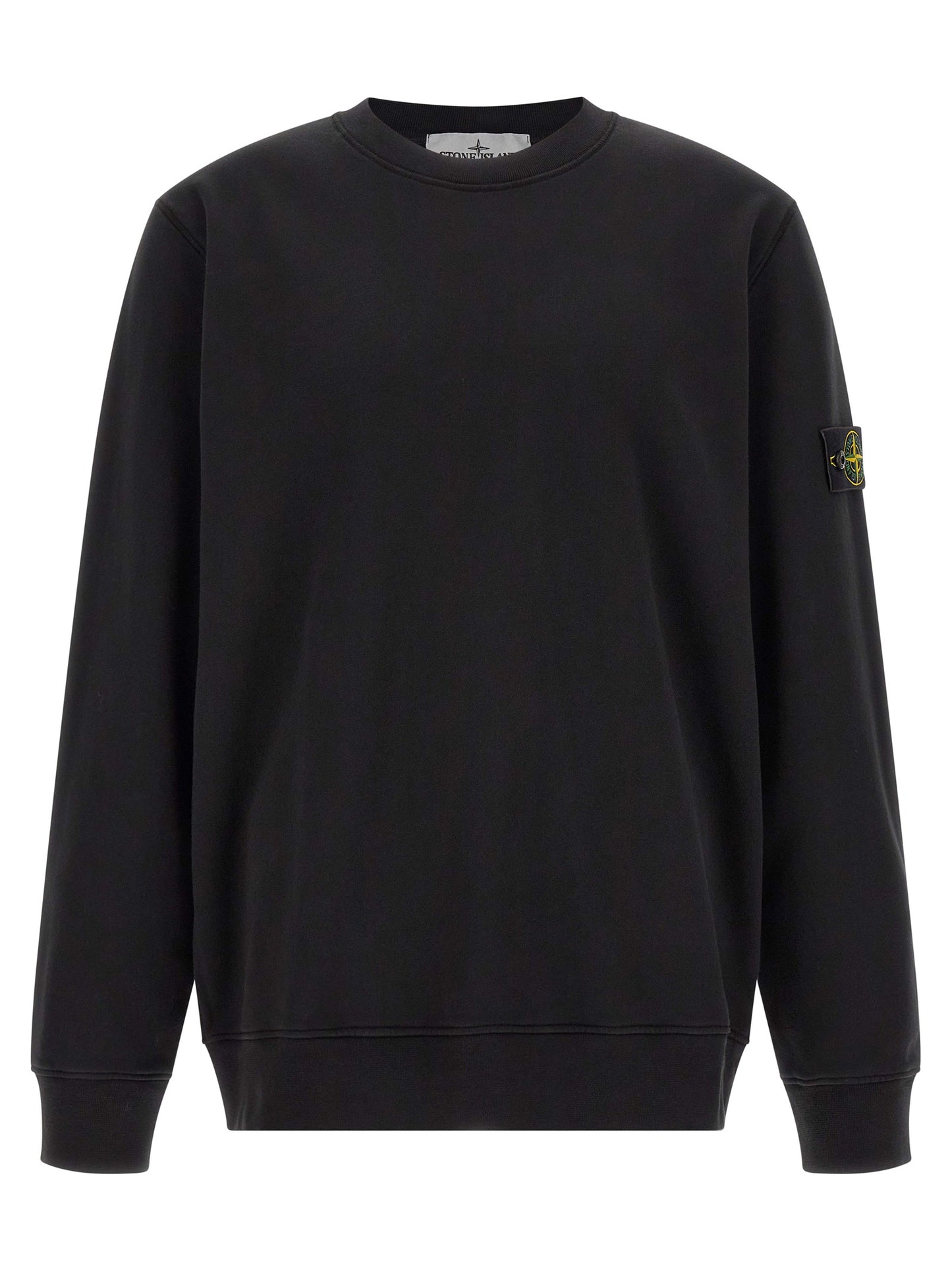 Stone Island Black Cotton Sweatshirt