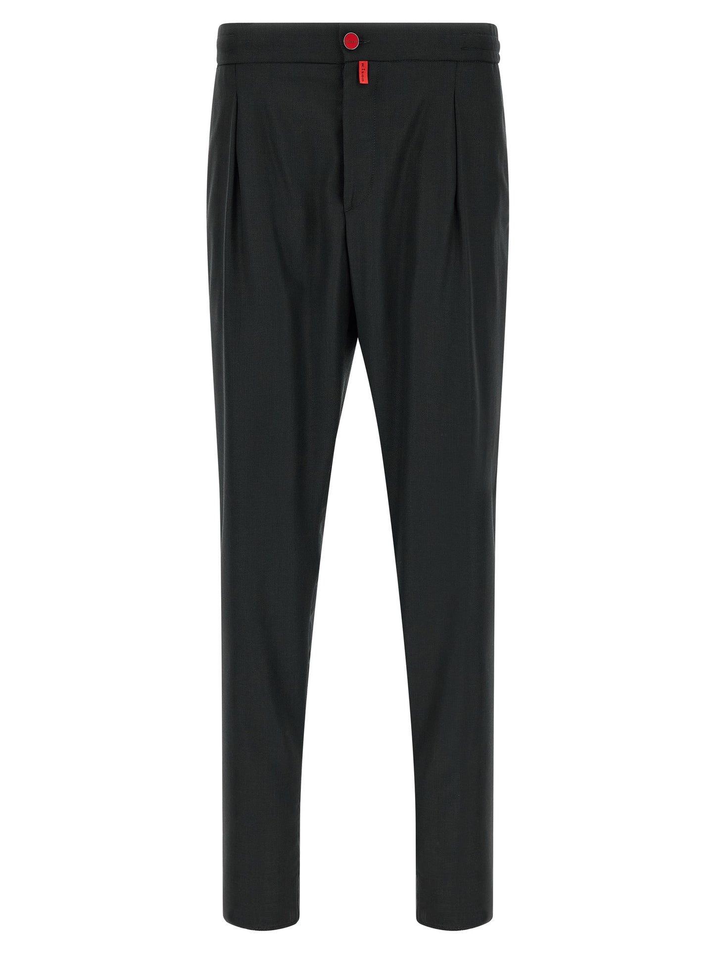 Kiton Gray Wool Casual Pants