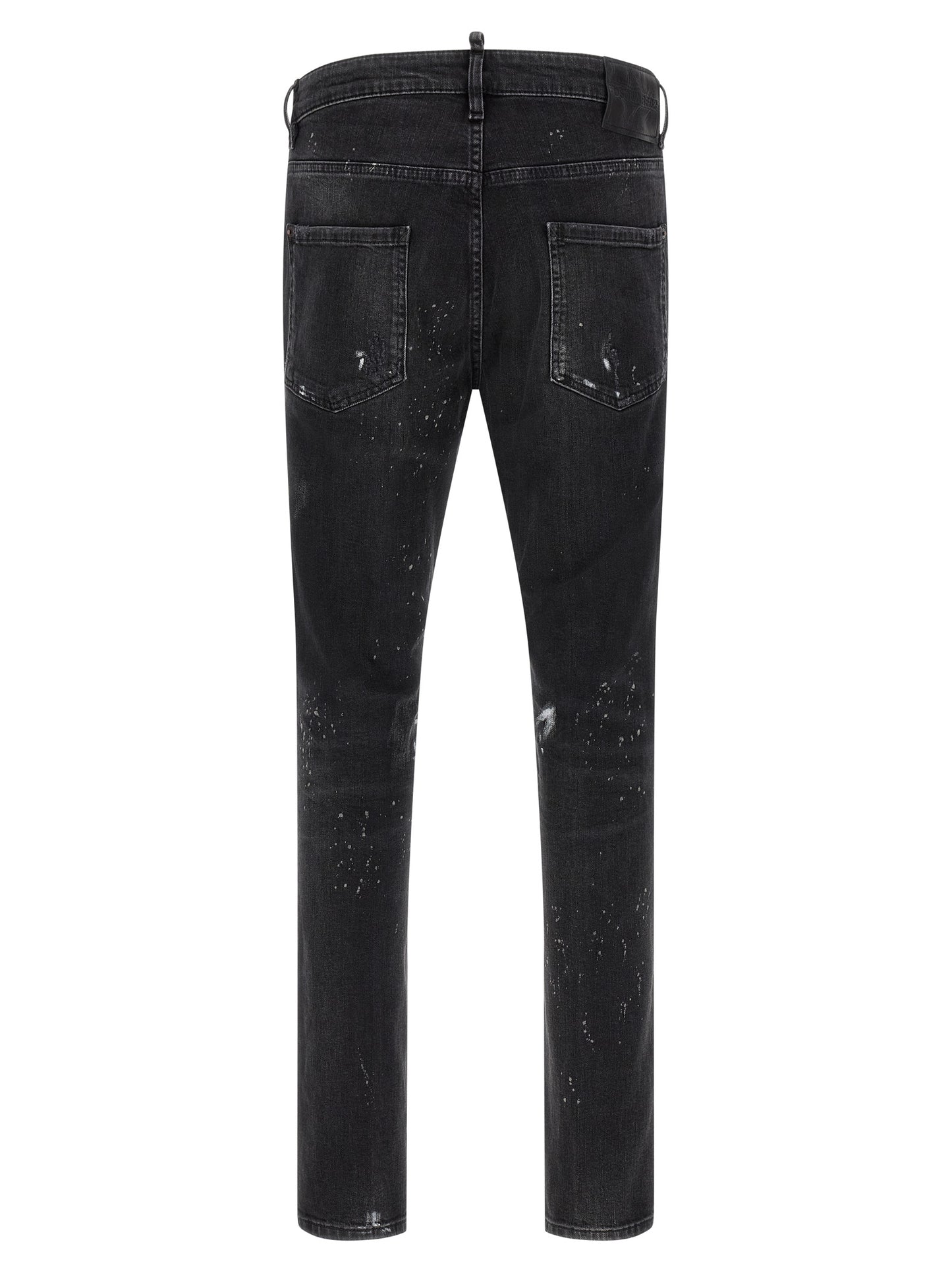 Dsquared² Black Cotton Slim Fit Jeans