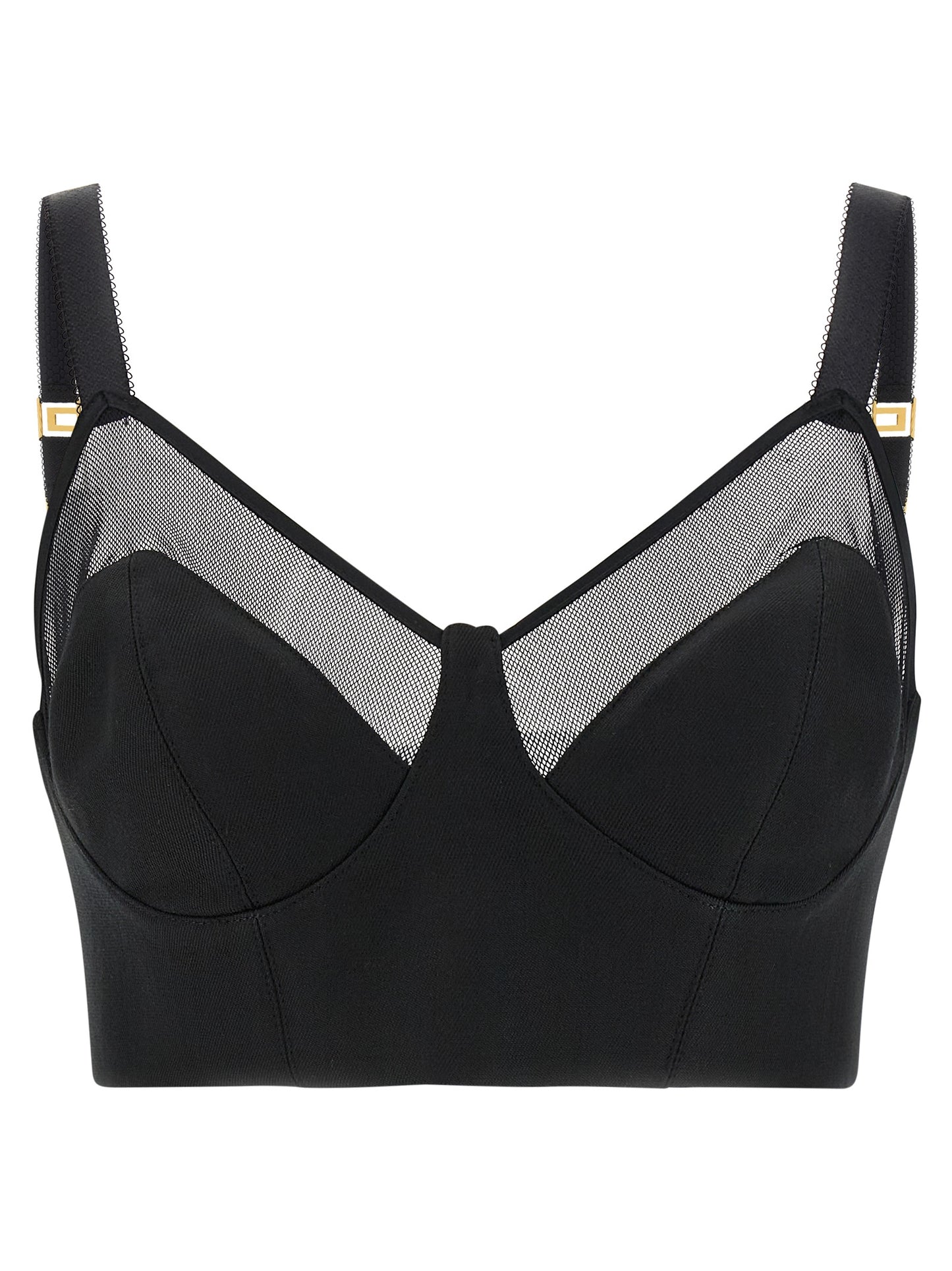 Elisabetta Franchi Black Virgin Wool Tank Tops