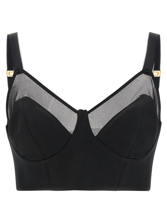 Elisabetta Franchi Black Virgin Wool Tank Tops