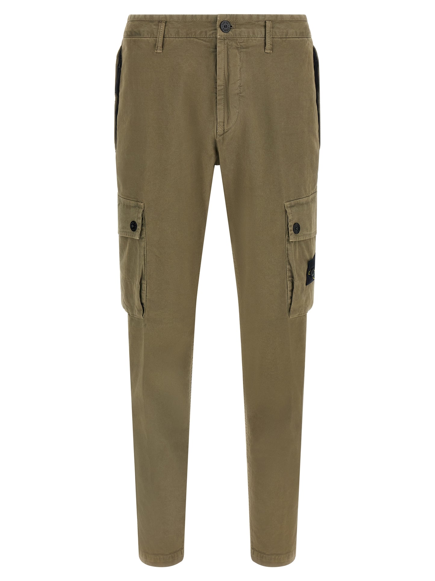 Stone Island Bicolor Cotton Cargo Pants
