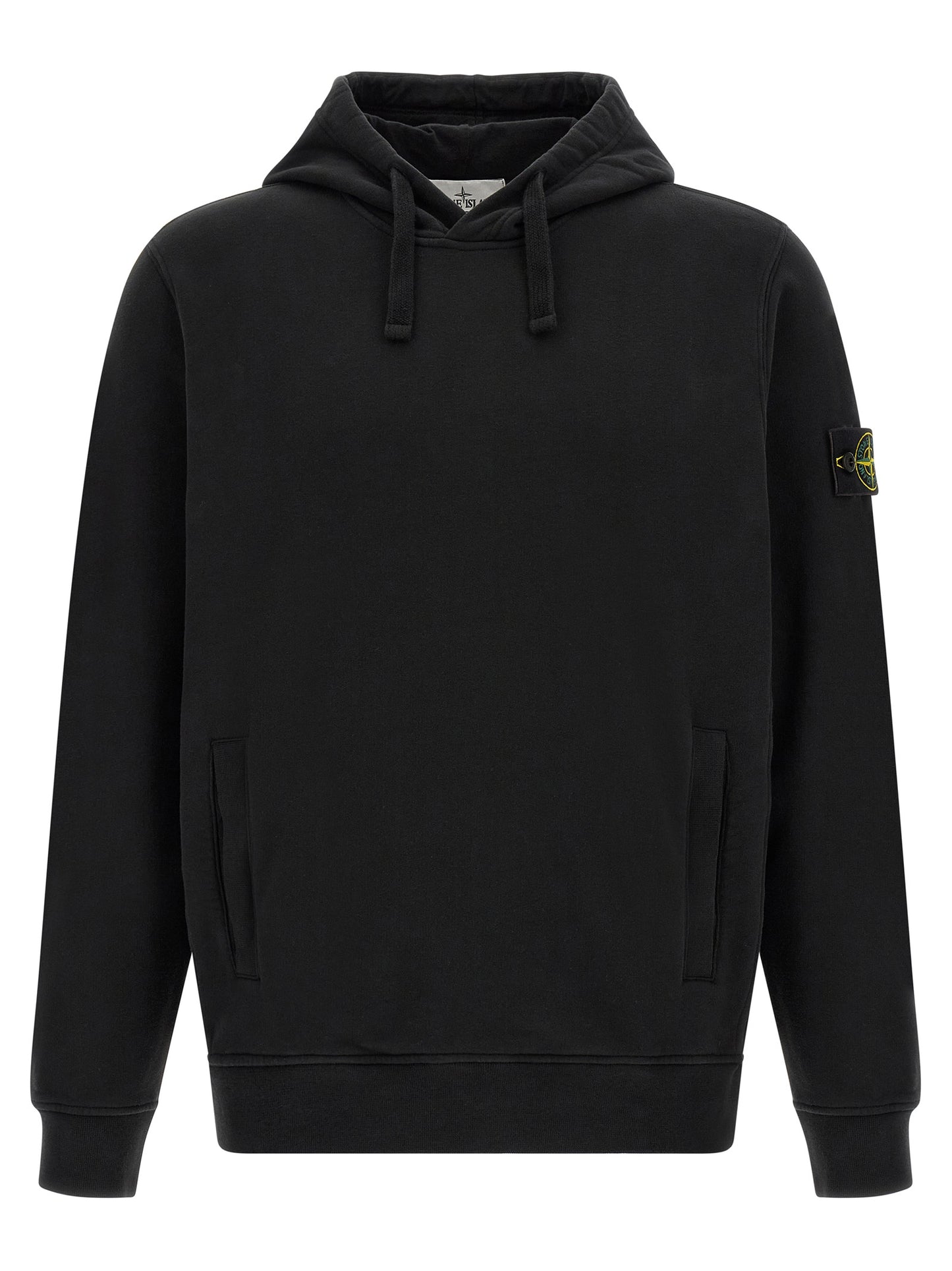 Stone Island Black Cotton Sweatshirt