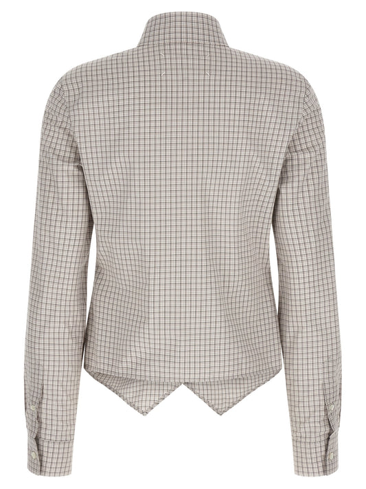 Maison Margiela Beige Cotton Blouse