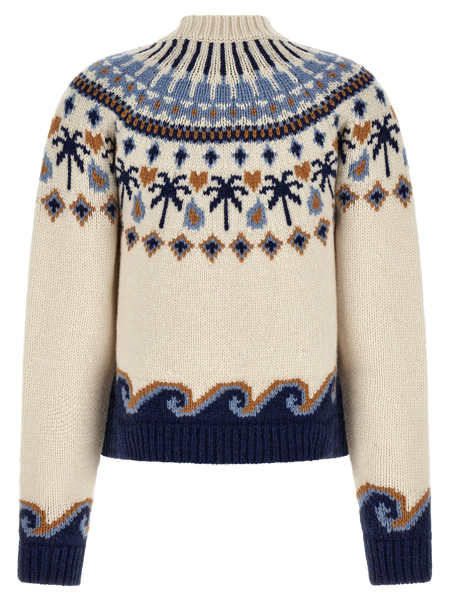 Alanui Multicolor Virgin Wool Cardigan