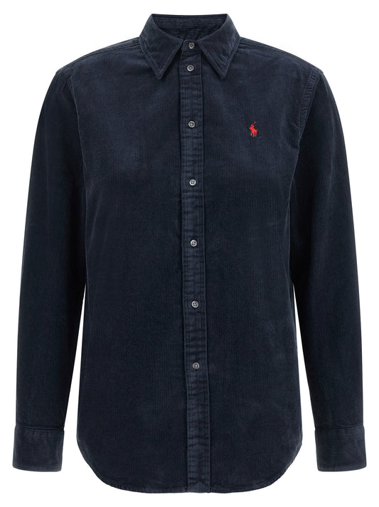 Polo Ralph Lauren Blue Cotton Blouse