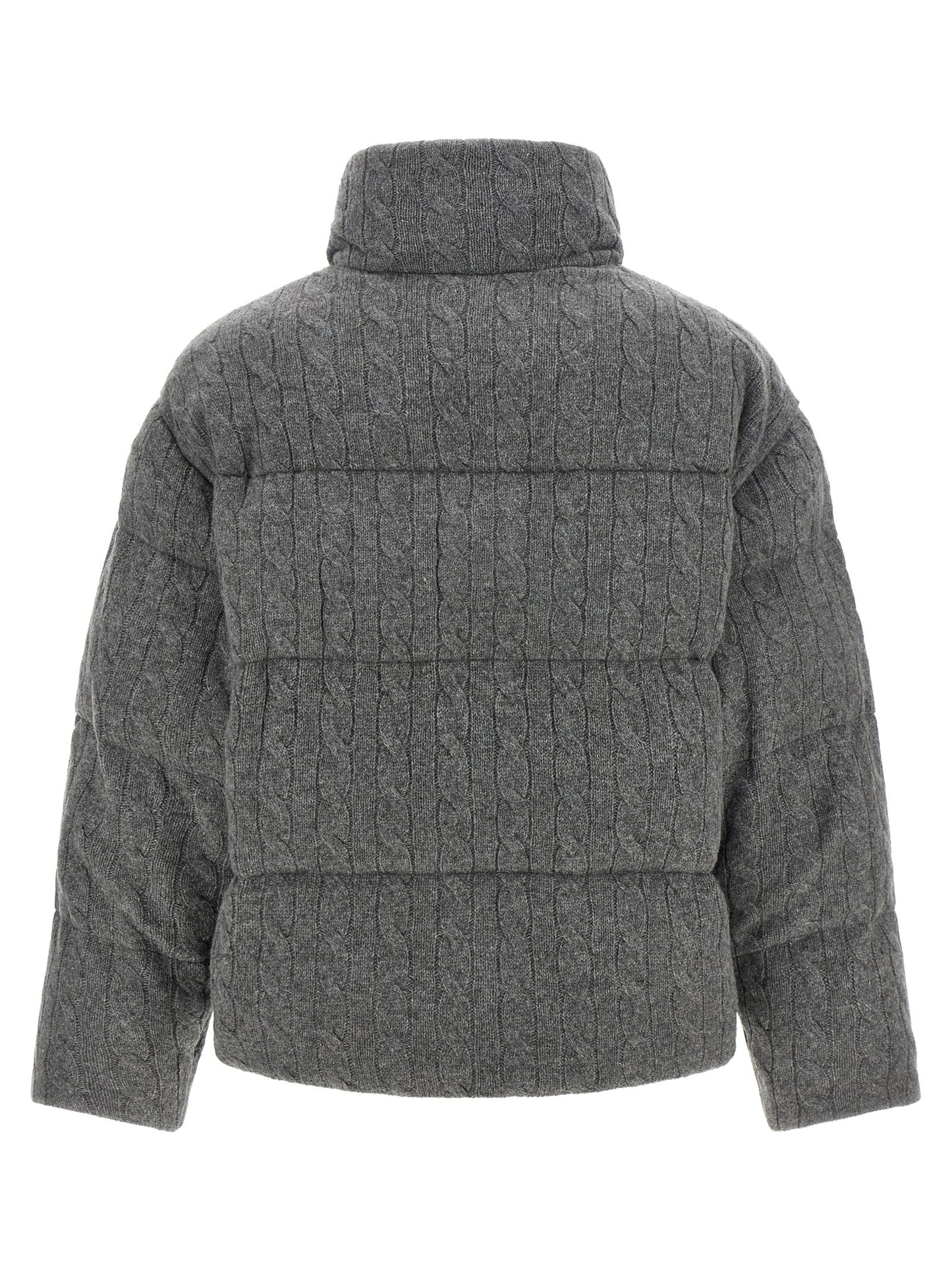 Polo Ralph Lauren Gray Wool Full-Length Jacket