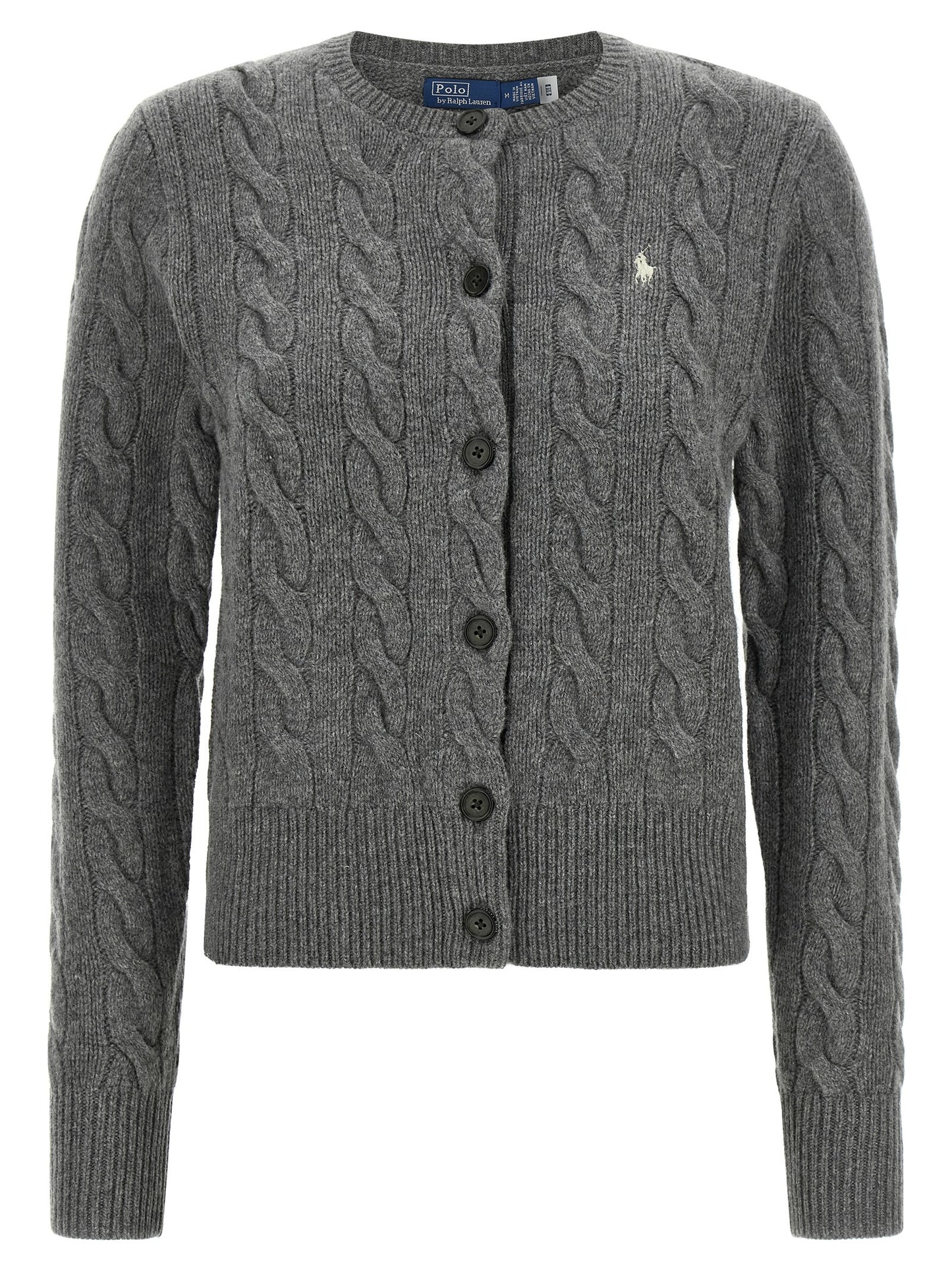 Polo Ralph Lauren Gray Wool Cardigan