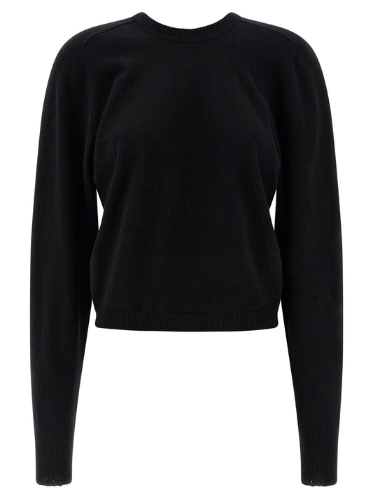 Maison Margiela Black Virgin Wool Cardigan
