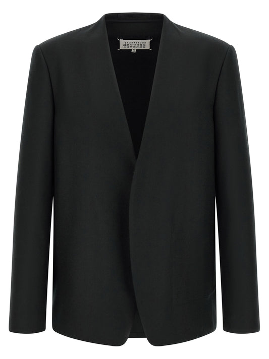 Maison Margiela Black Virgin Wool Blazer