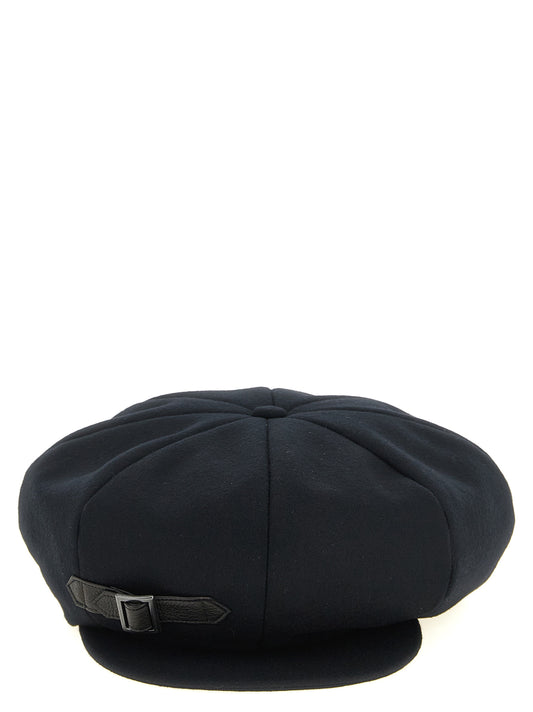 Yohji Yamamoto Black Polyamide Cap (Baseball Hat)