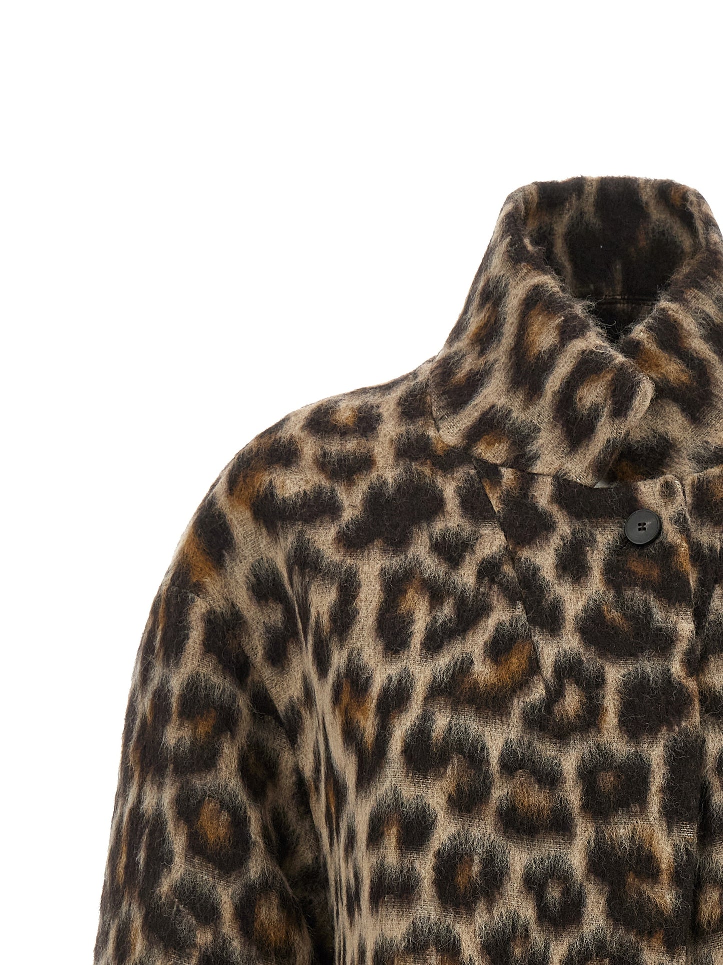 Alberto Biani Beige Wool Coat