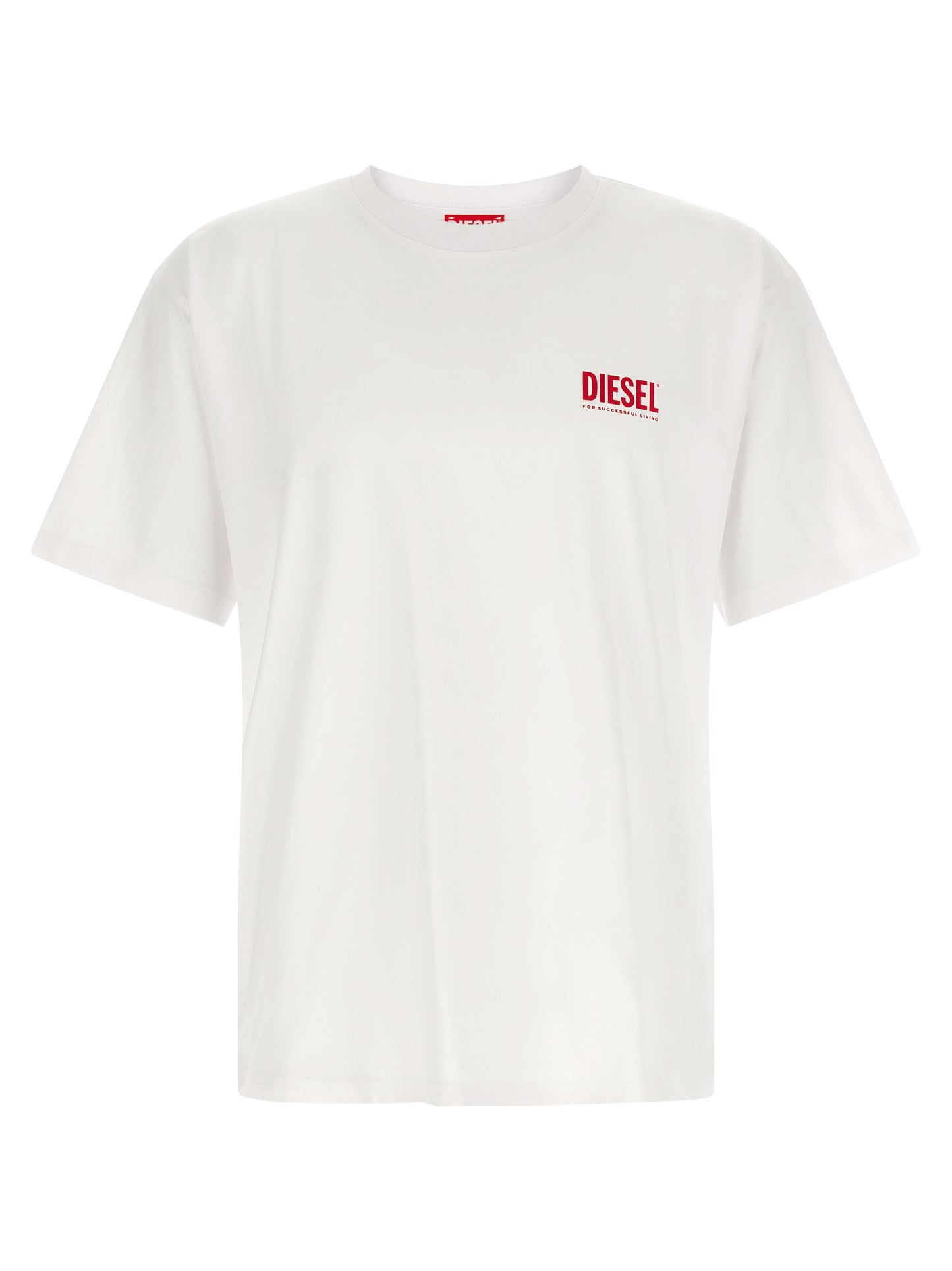 Diesel White Cotton T-Shirt