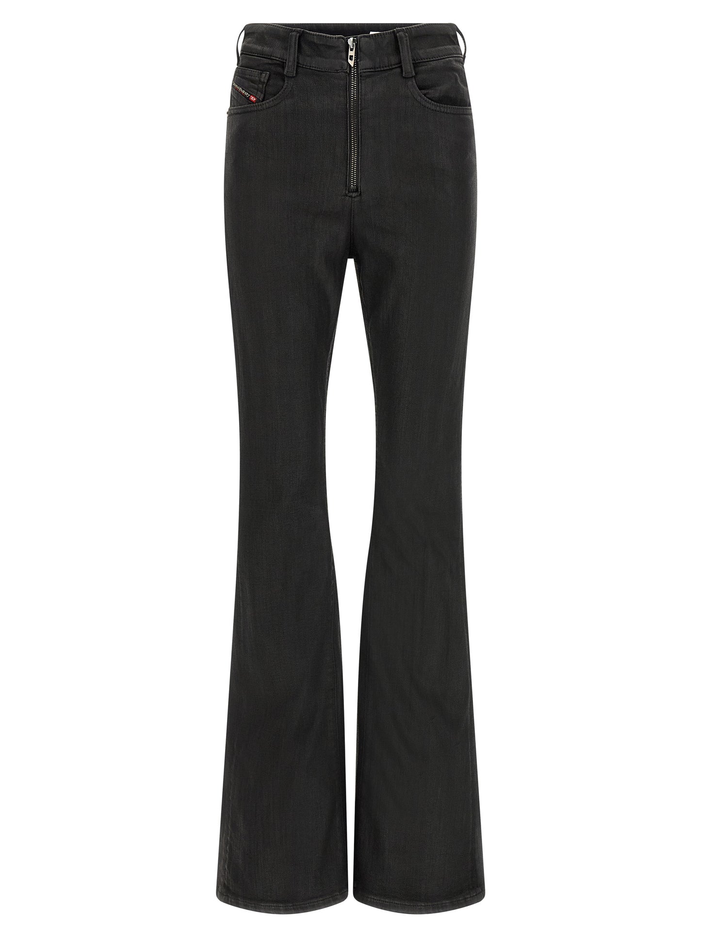 Diesel Black Cotton Slim Fit Jeans