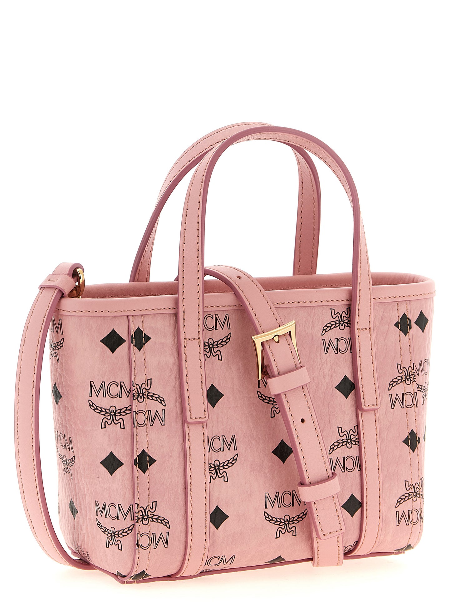 MCM Multicolor Polyethylene Tote Bag