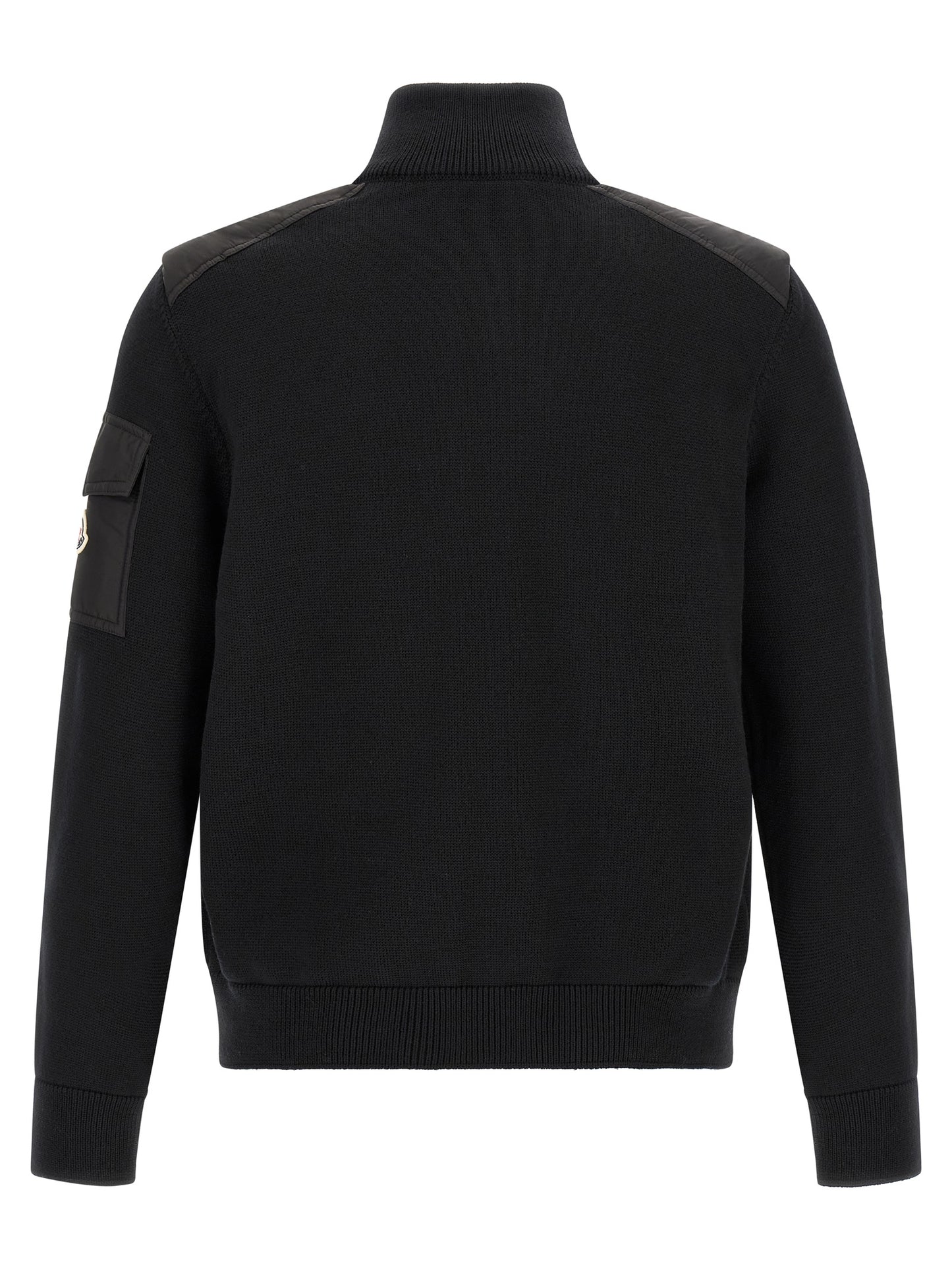 Moncler Black Polyamide Cardigan