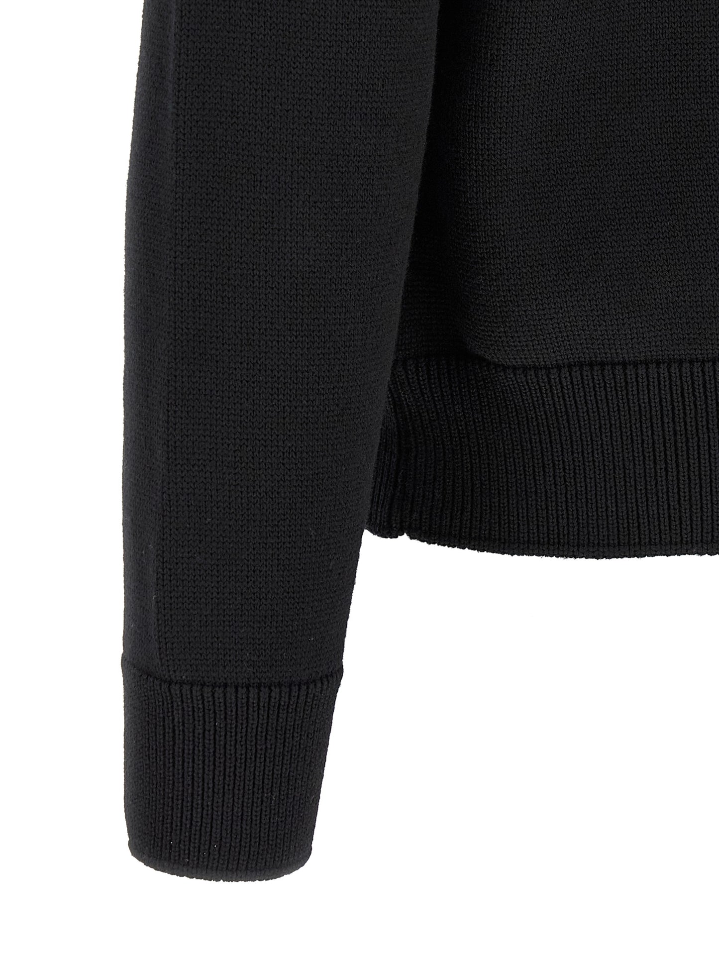 Moncler Black Polyamide Cardigan