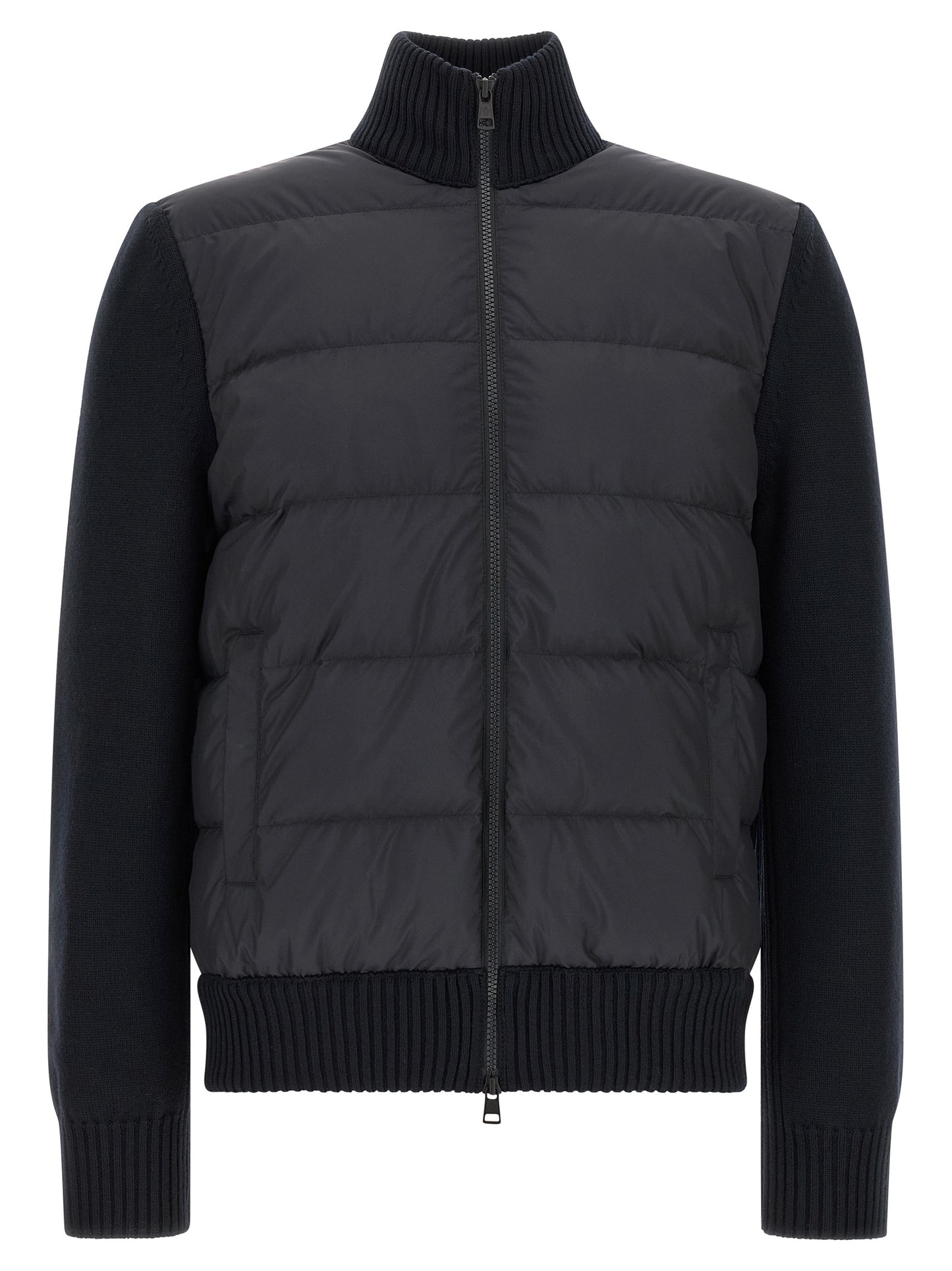 Moncler Blue Polyester Cardigan