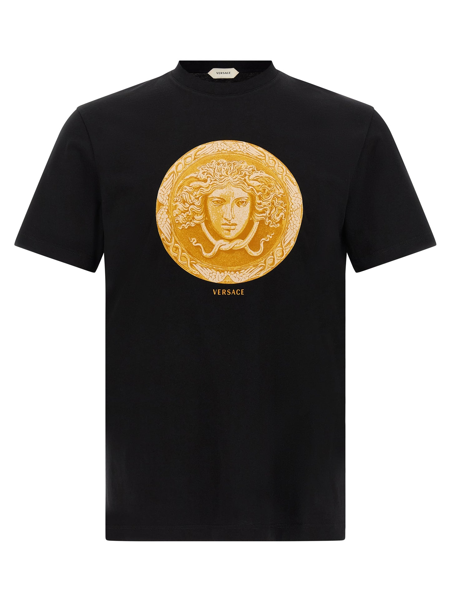 Versace Black Cotton T-Shirt