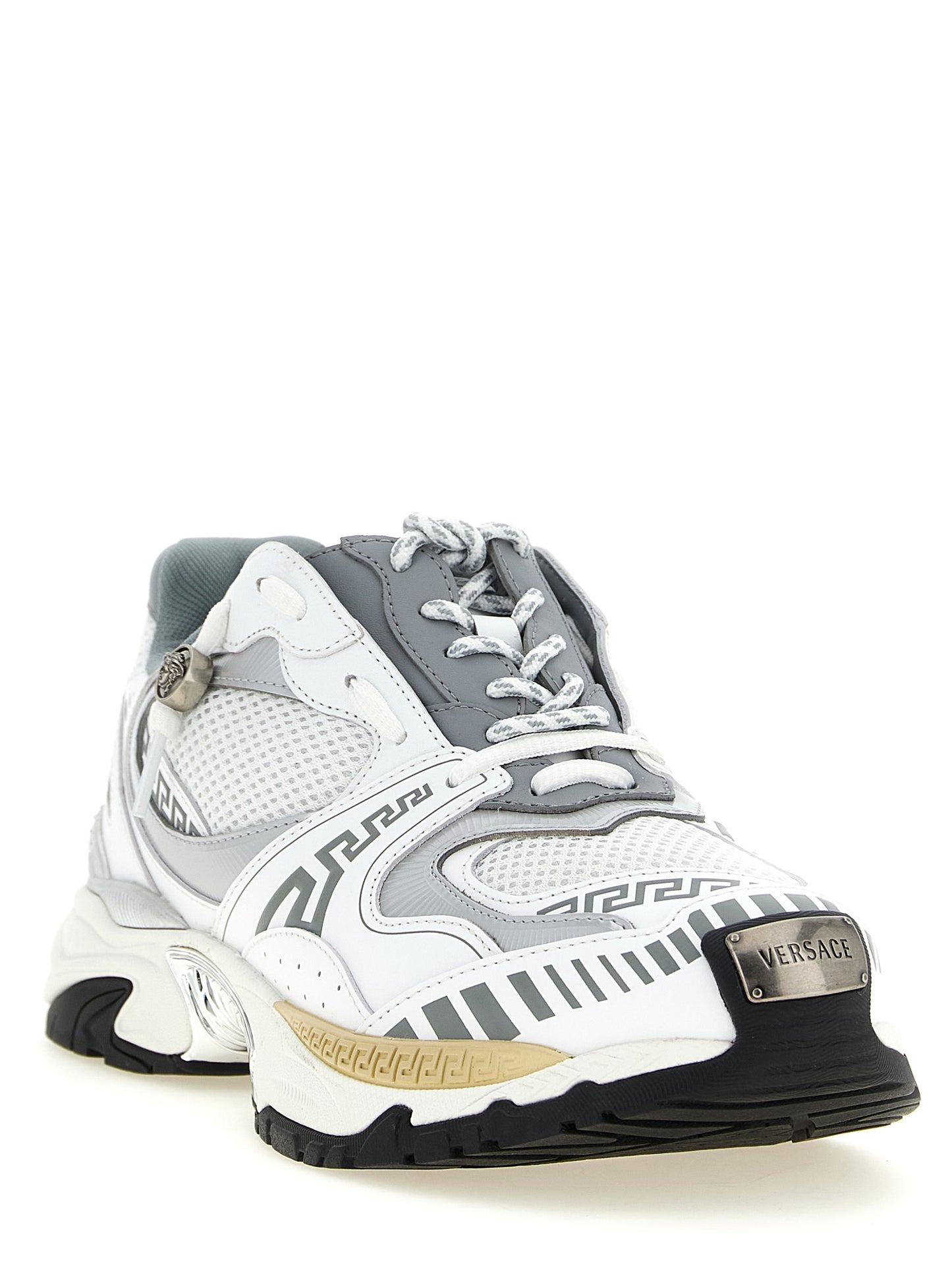 Versace Multicolor Calfskin Chunky Sneakers