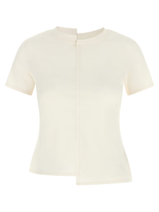 Y-3 White Cotton T-Shirt