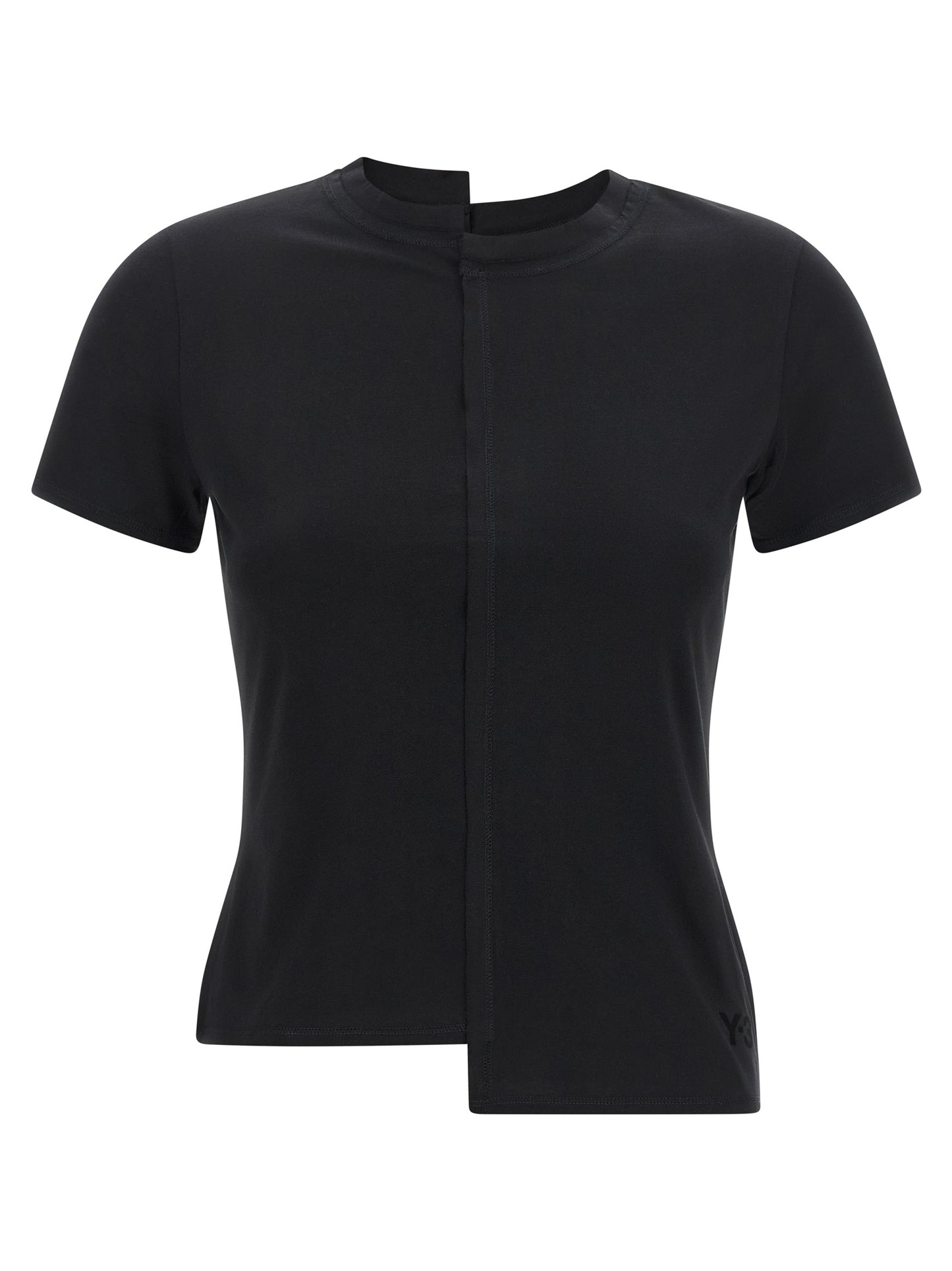 Y-3 Black Cotton T-Shirt