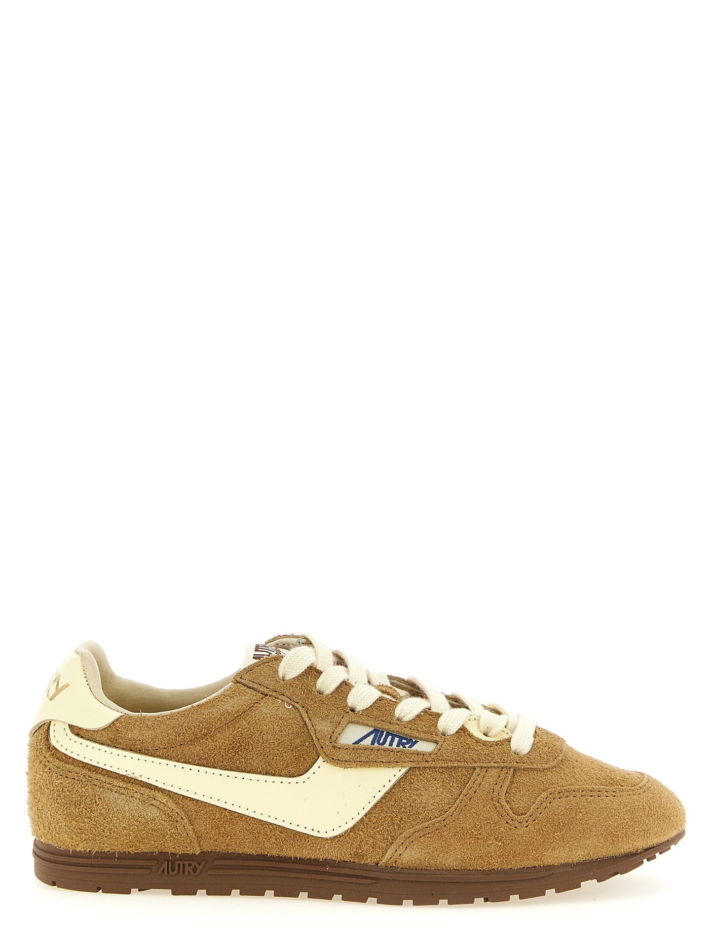 Autry Brown Cowhide Athletic Sneakers