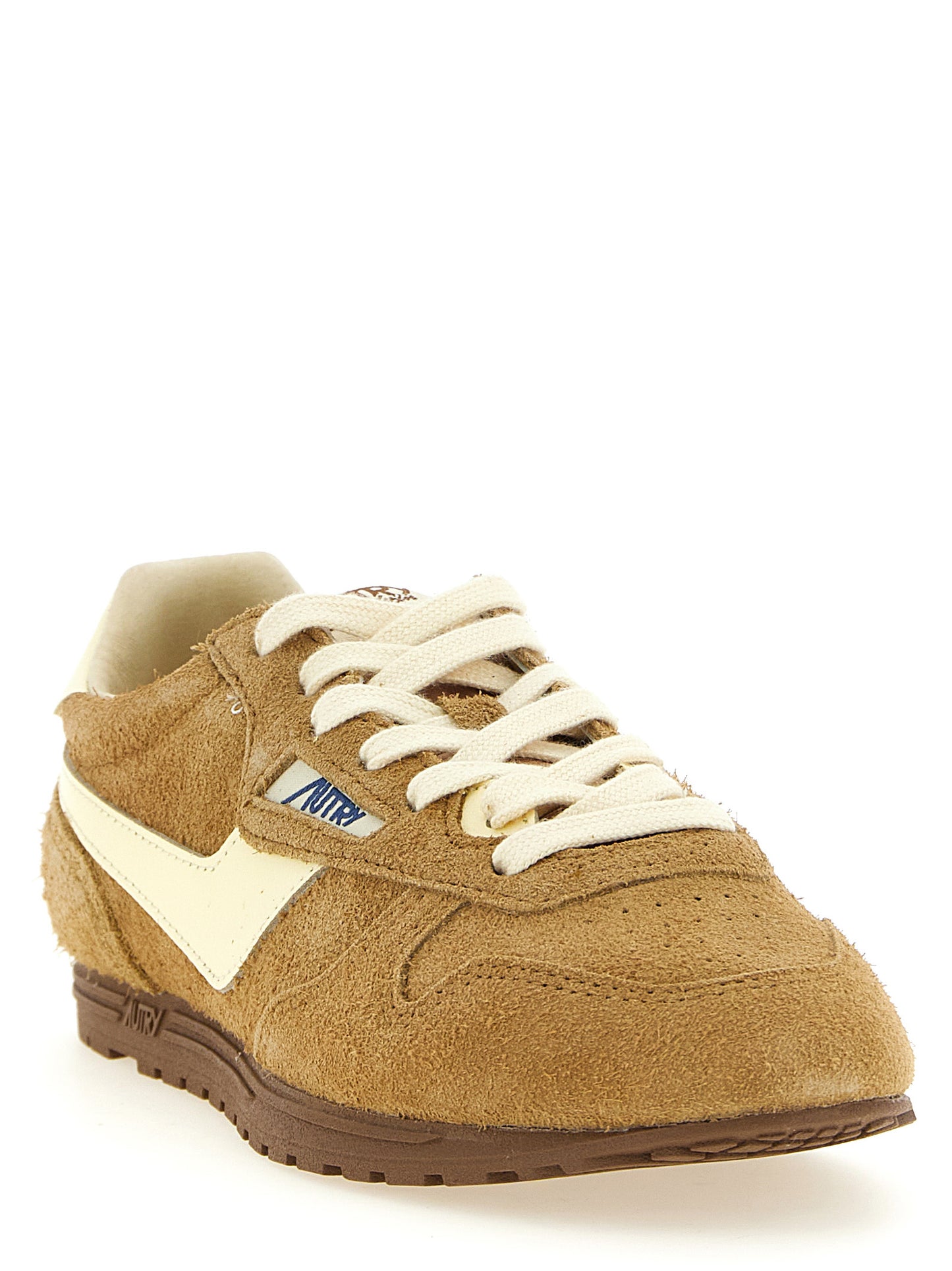 Autry Brown Cowhide Athletic Sneakers