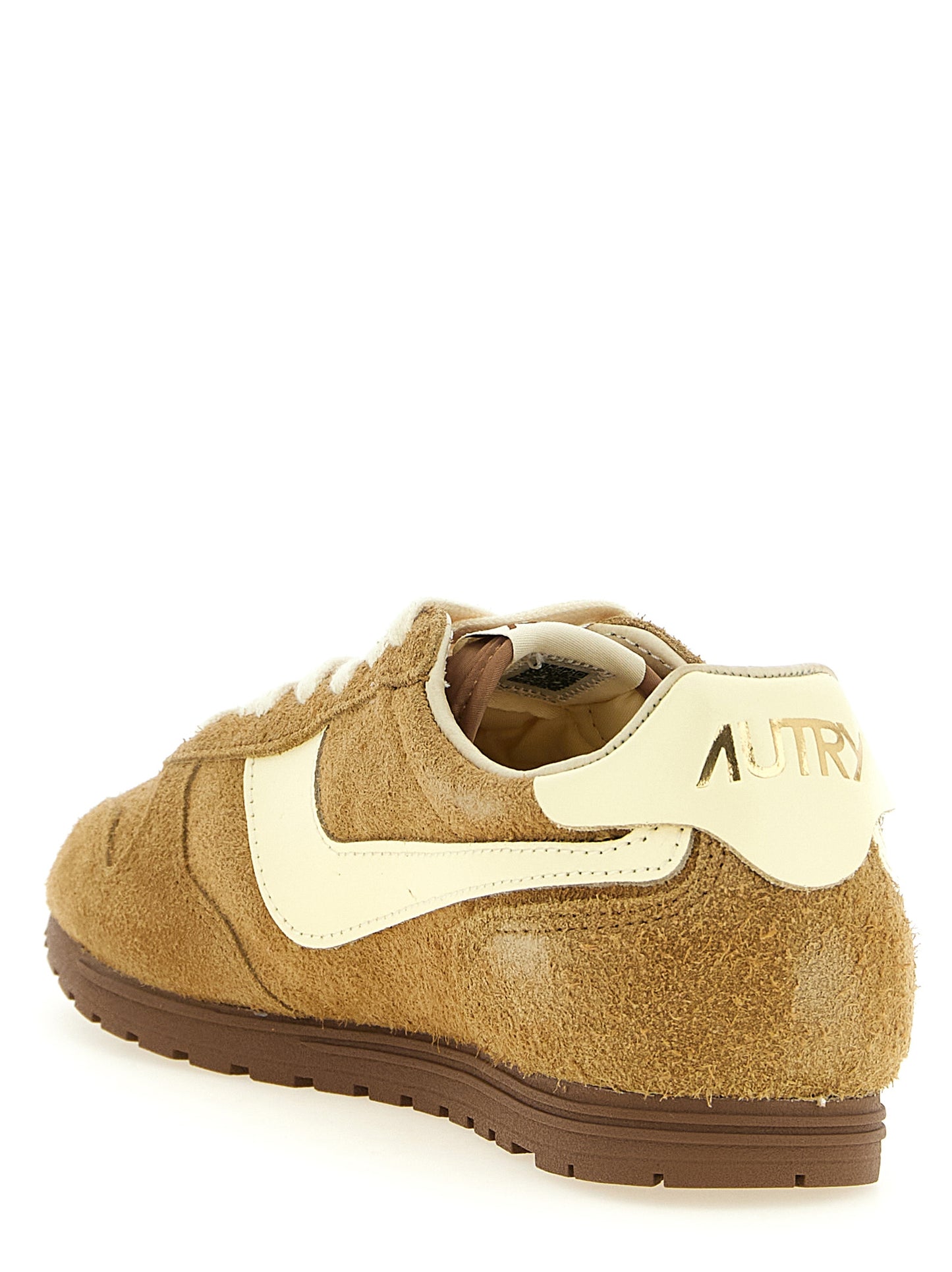 Autry Brown Cowhide Athletic Sneakers