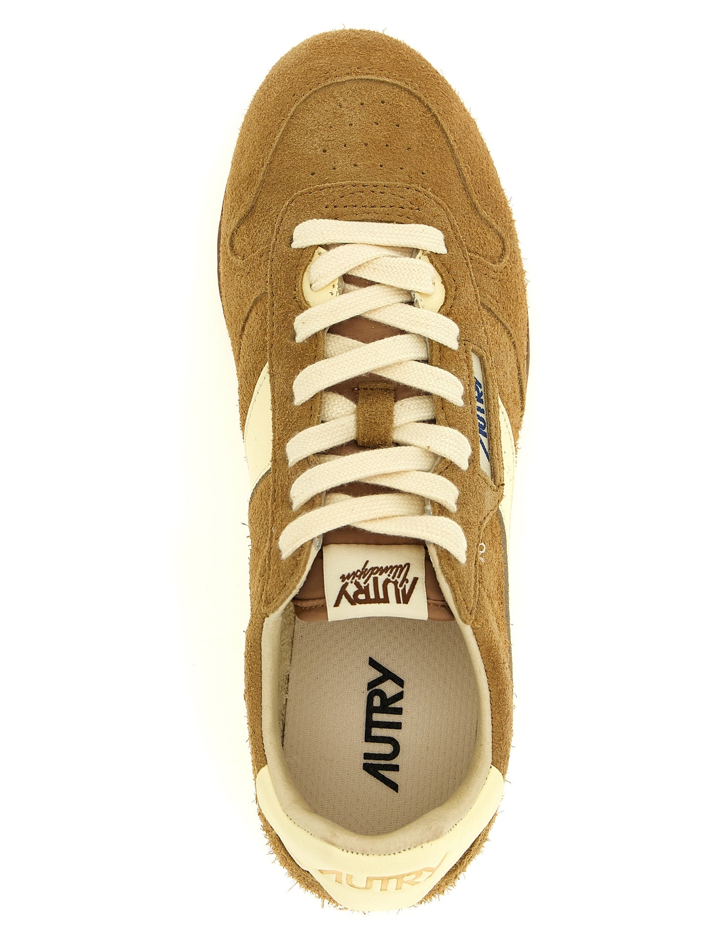 Autry Brown Cowhide Athletic Sneakers
