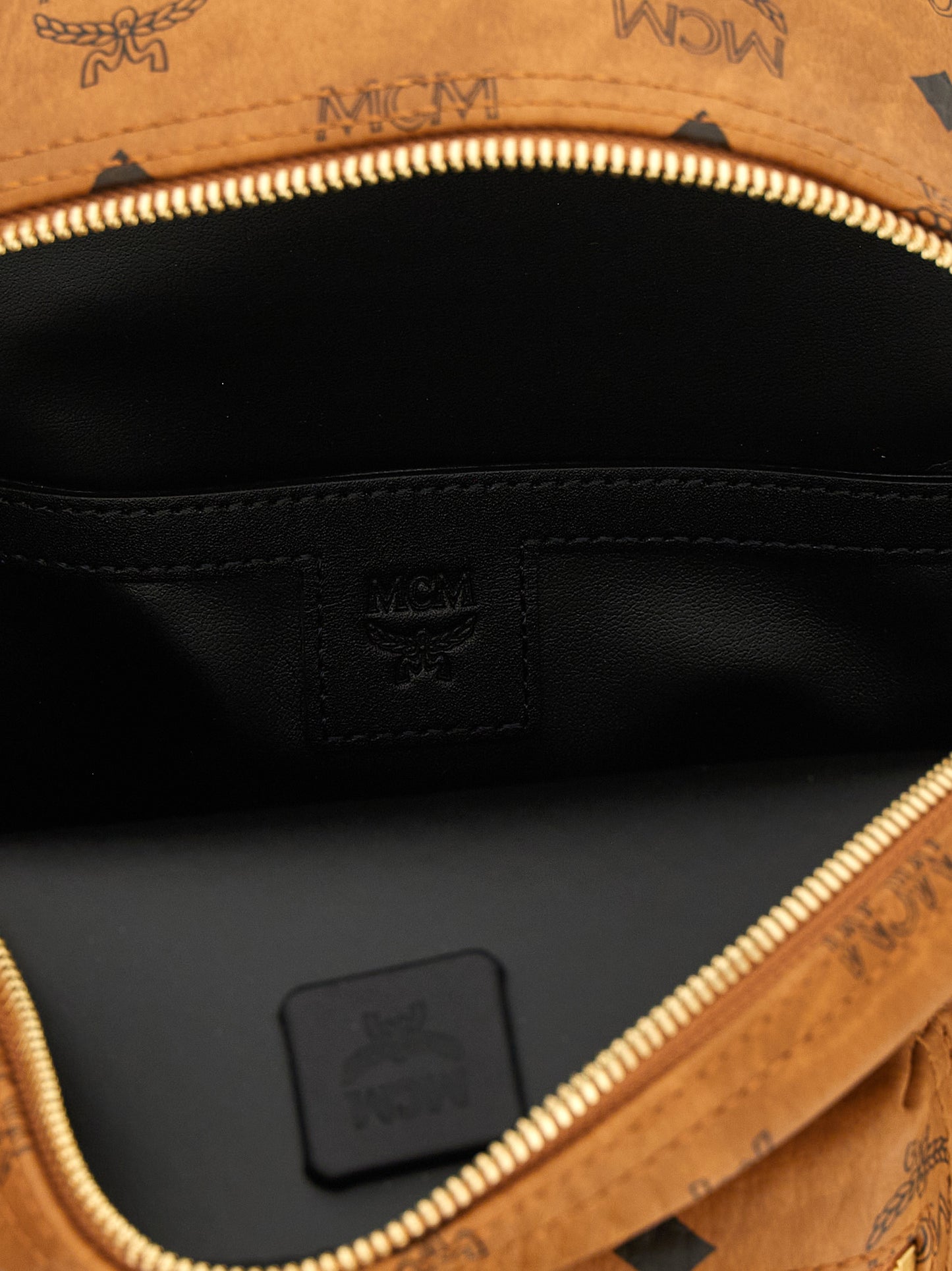 MCM Brown Polyethylene Backpack